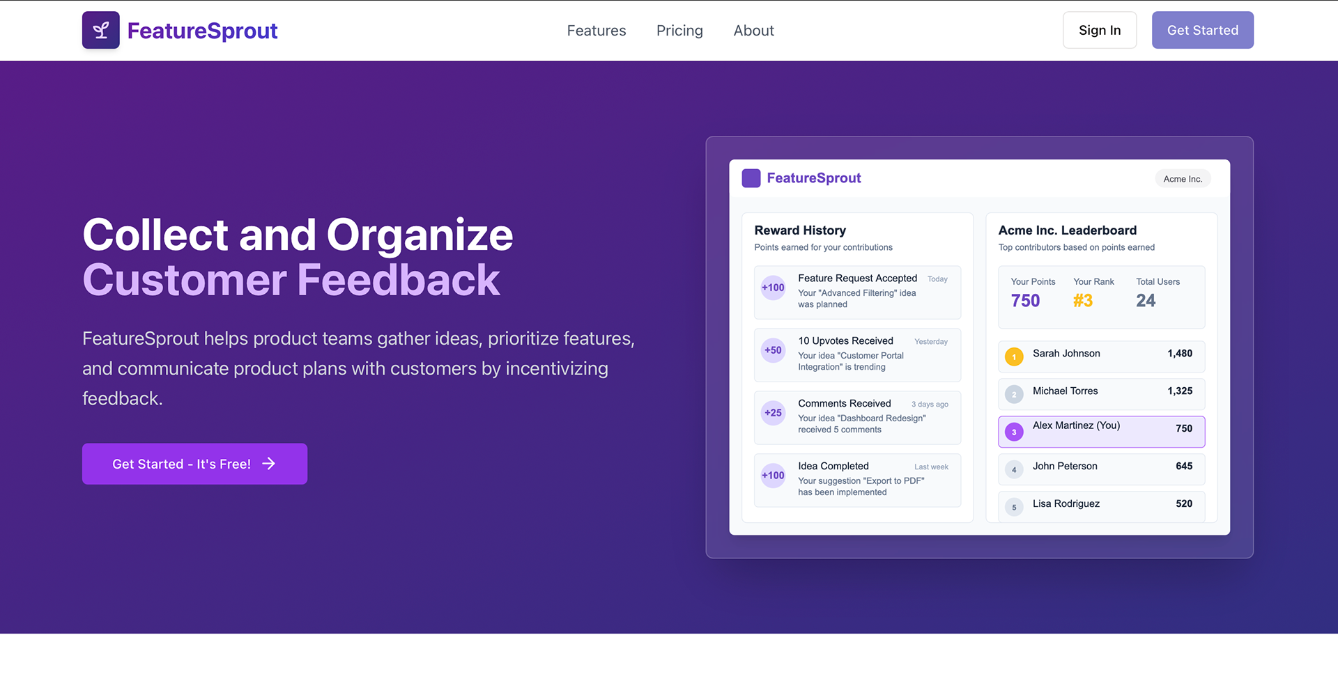 landing page banner