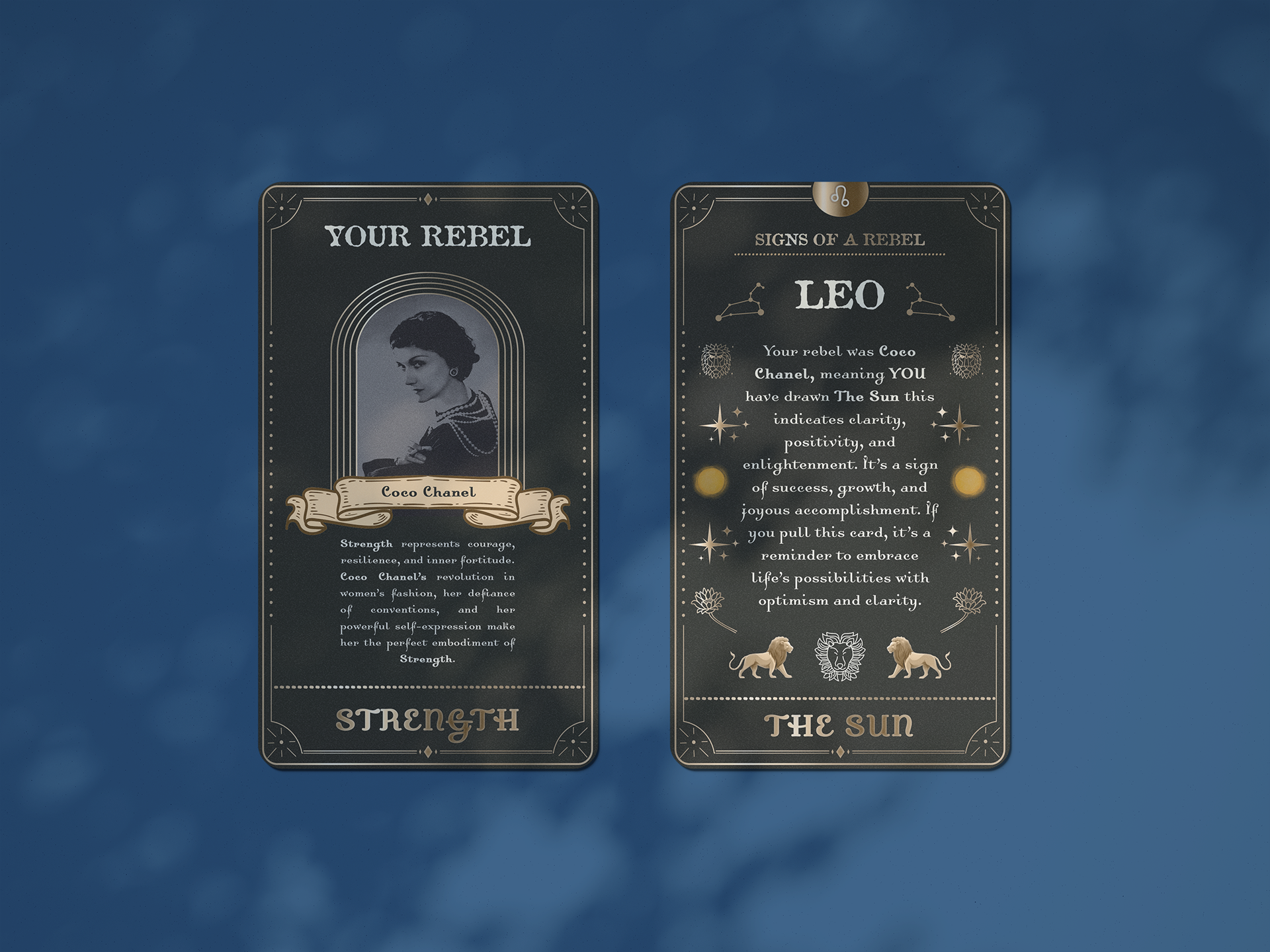 Leo Tarot Card