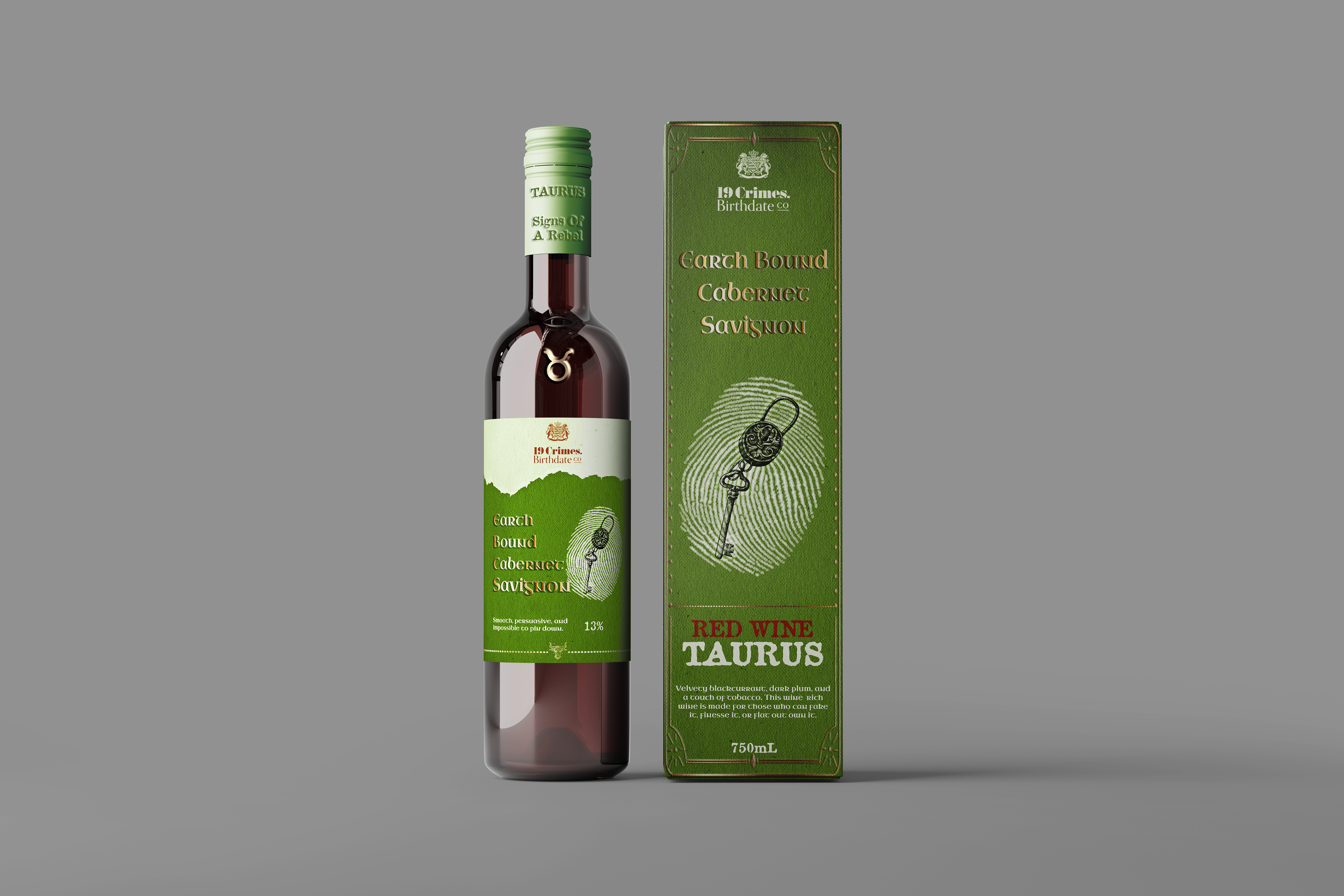 Taurus Wine Bottle