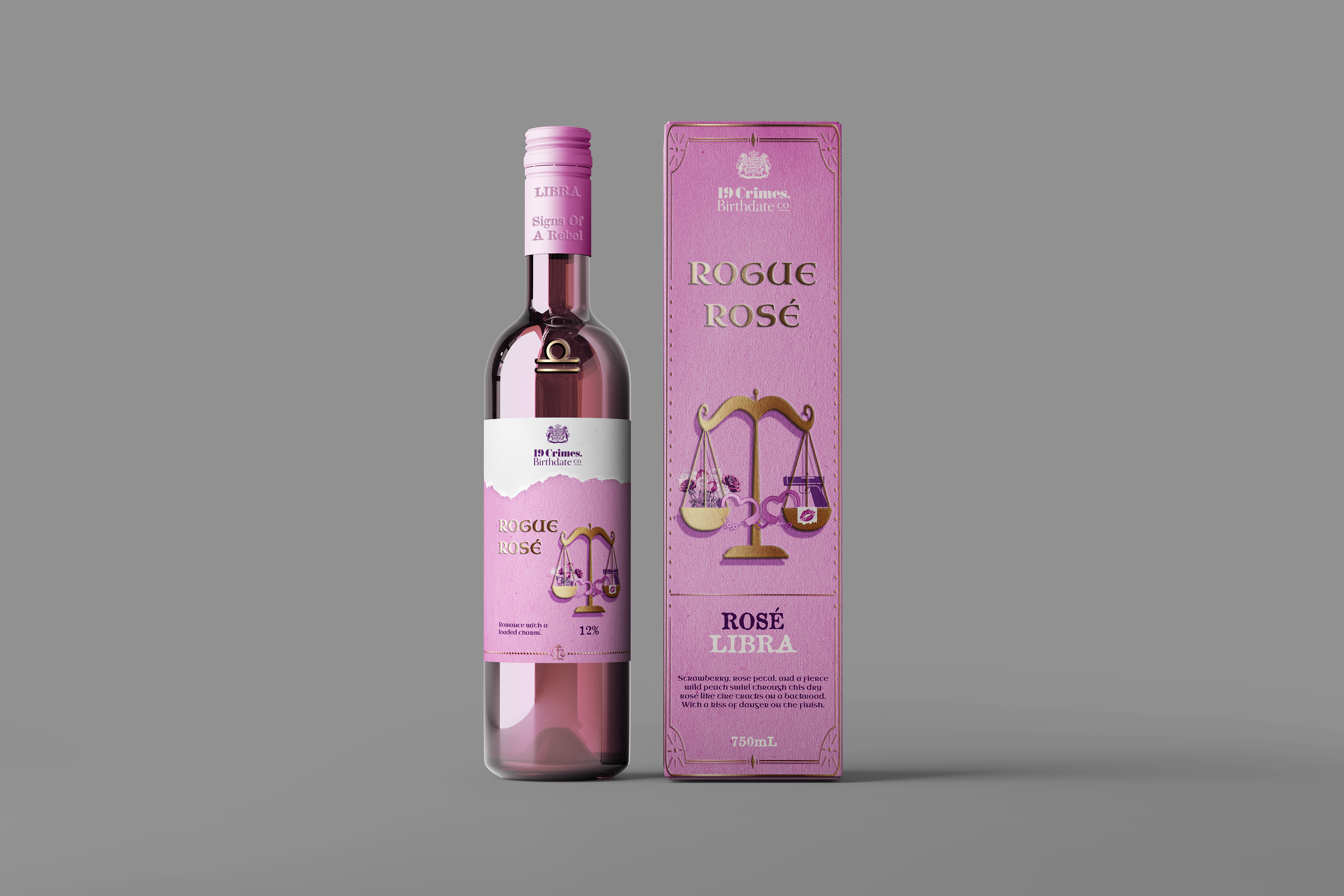 Libra Wine Bottle