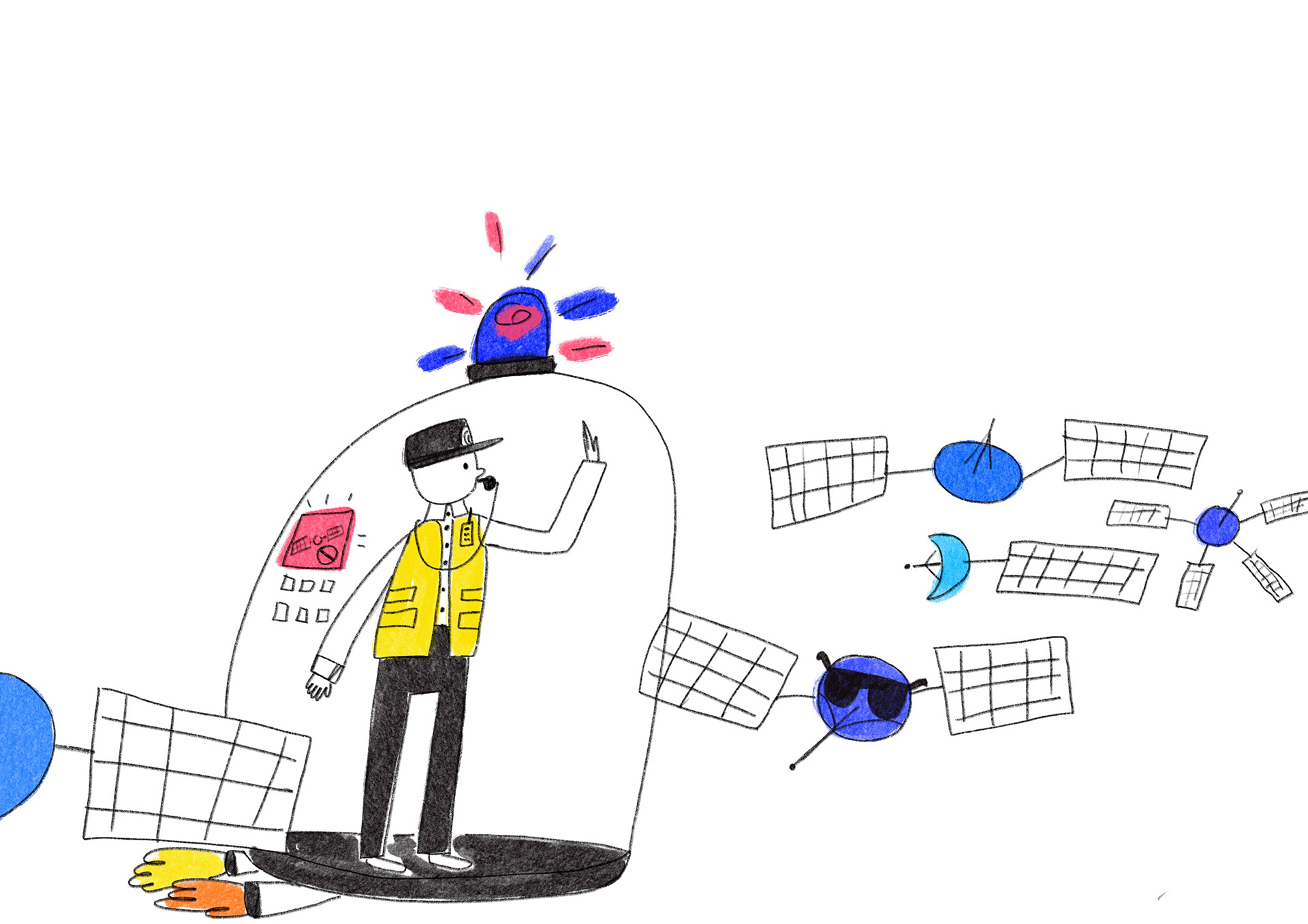 Policing space traffic
