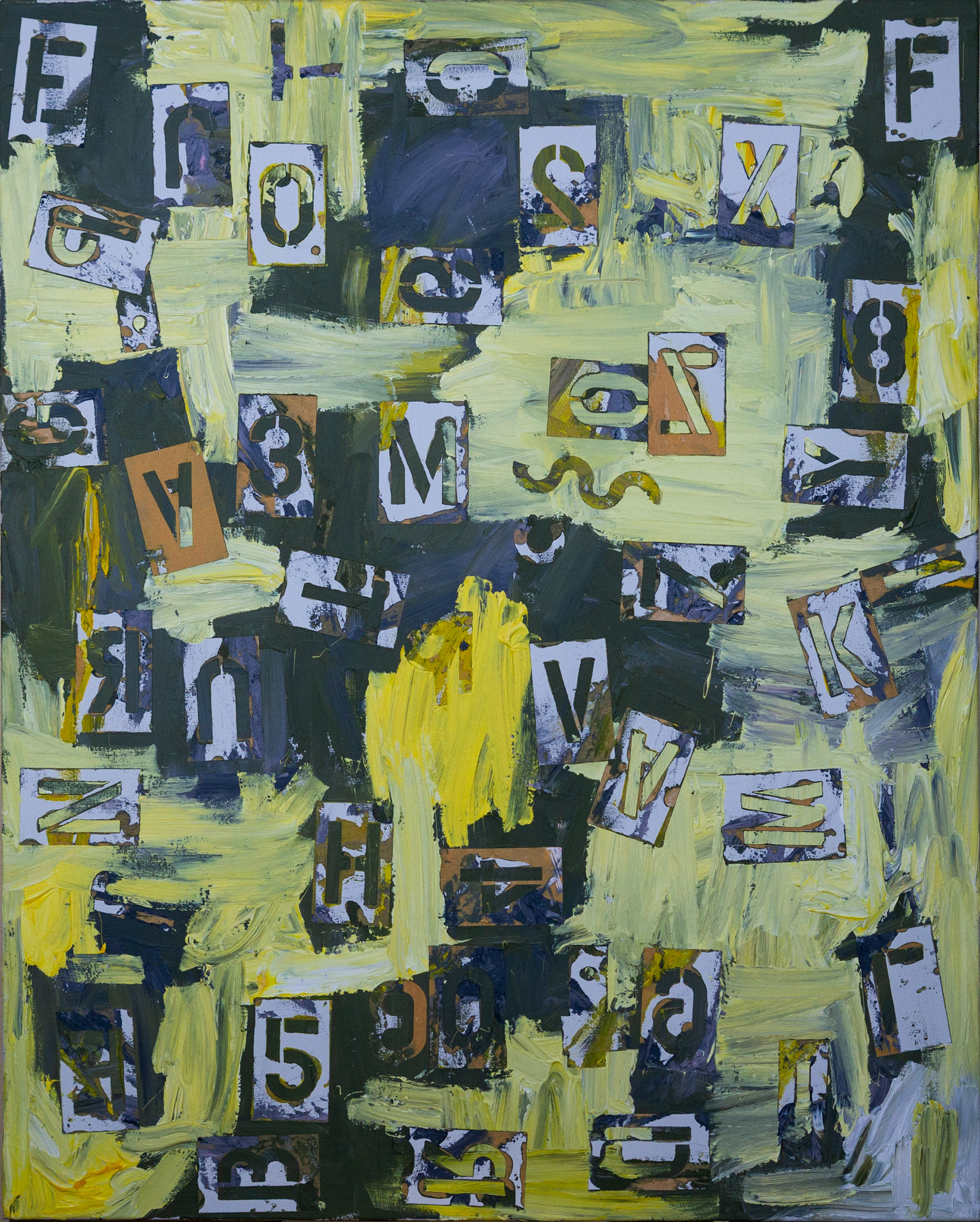 Painting No. 1 (48"x60") Acrylic on Canvas