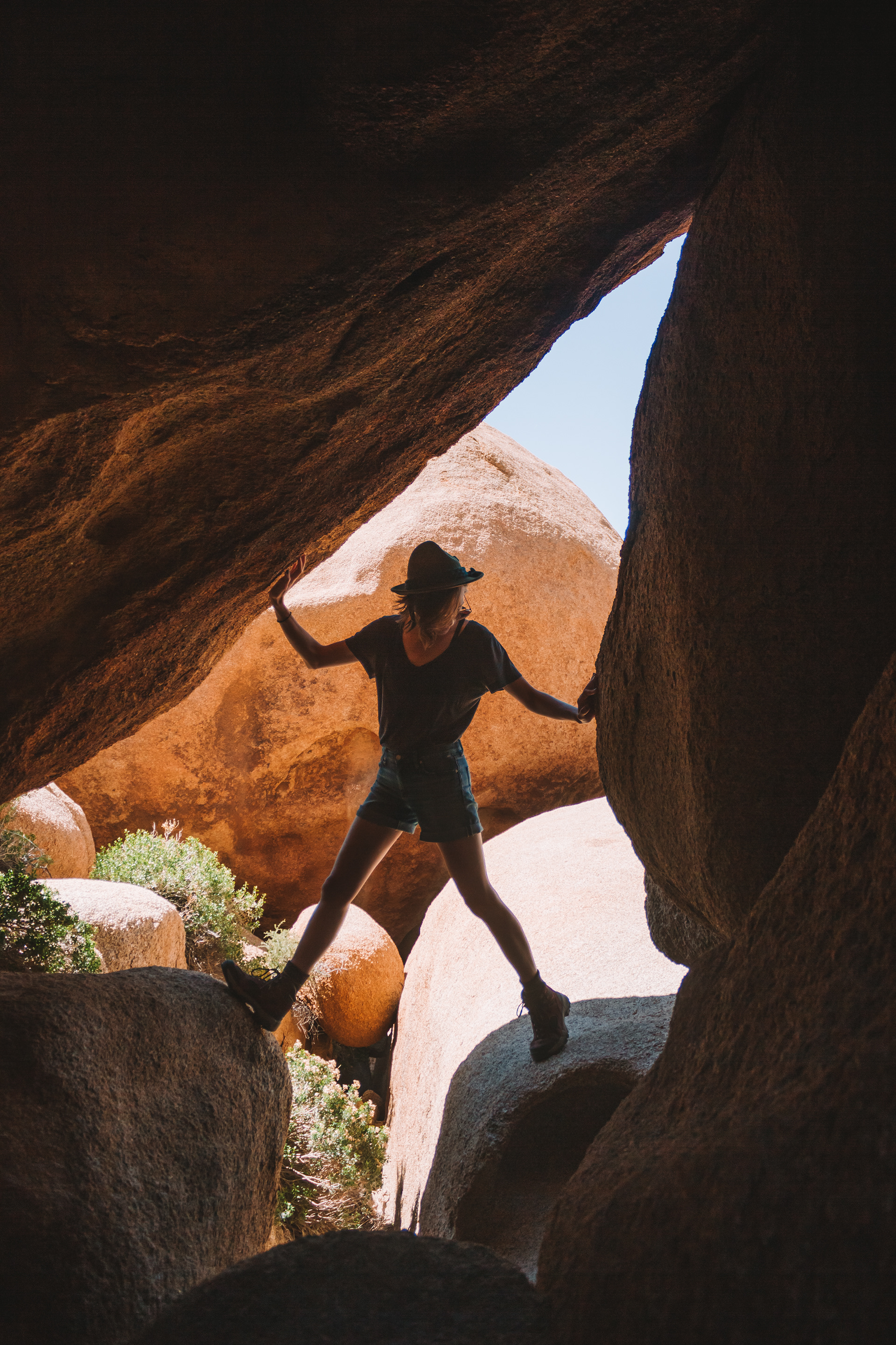Rock and a hard place, Joshua Tree