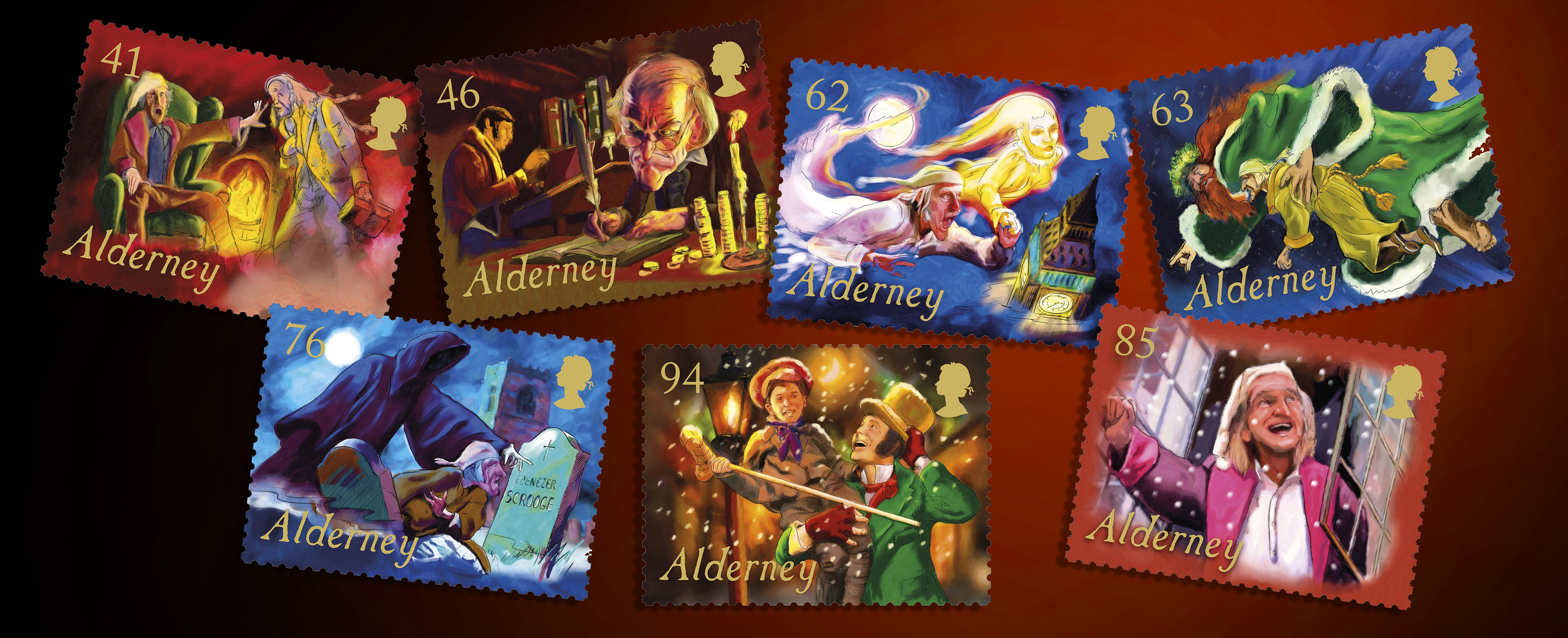 Alderney Christmas Issue. Digital art. Corel Painter and Photoshop
