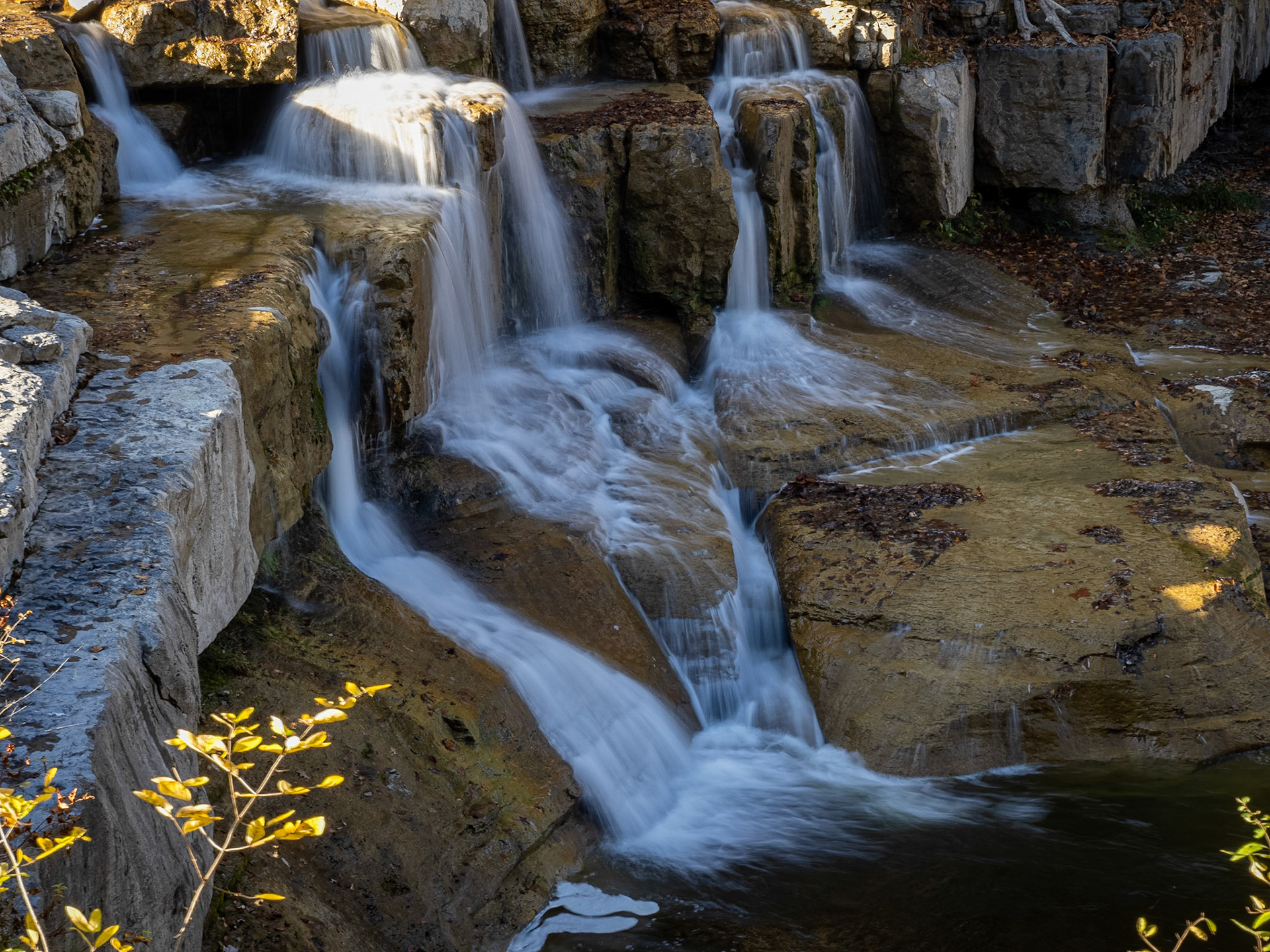 Last set of falls at Taughannock Falls