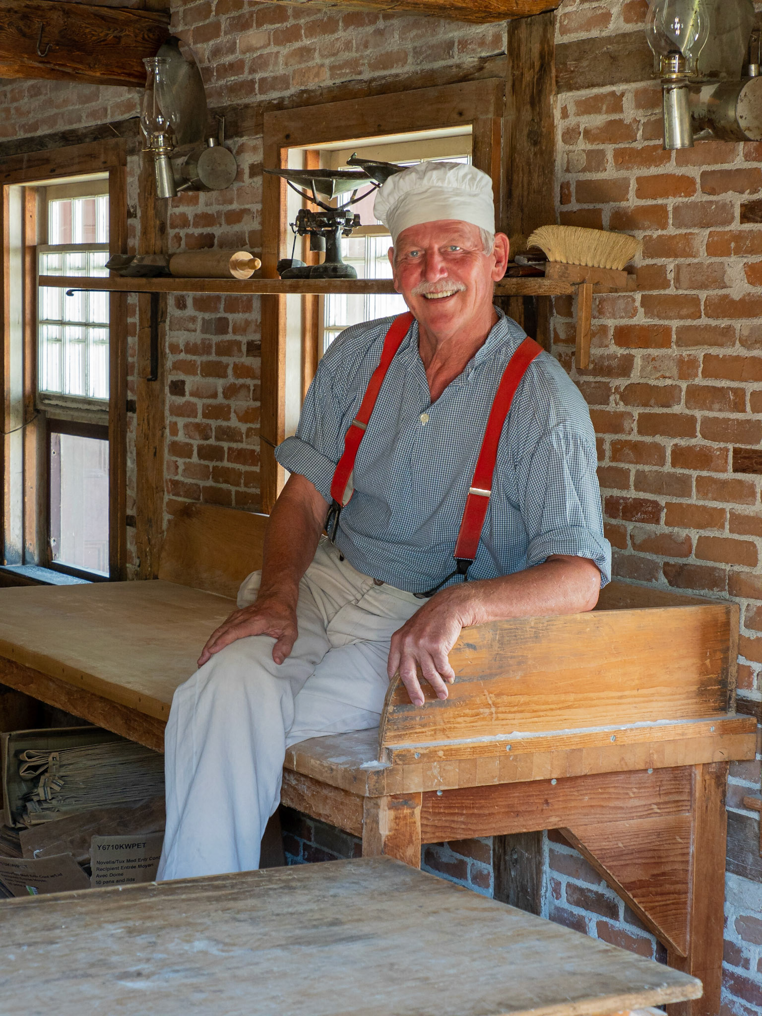 He's been baking bread for over 20 years.