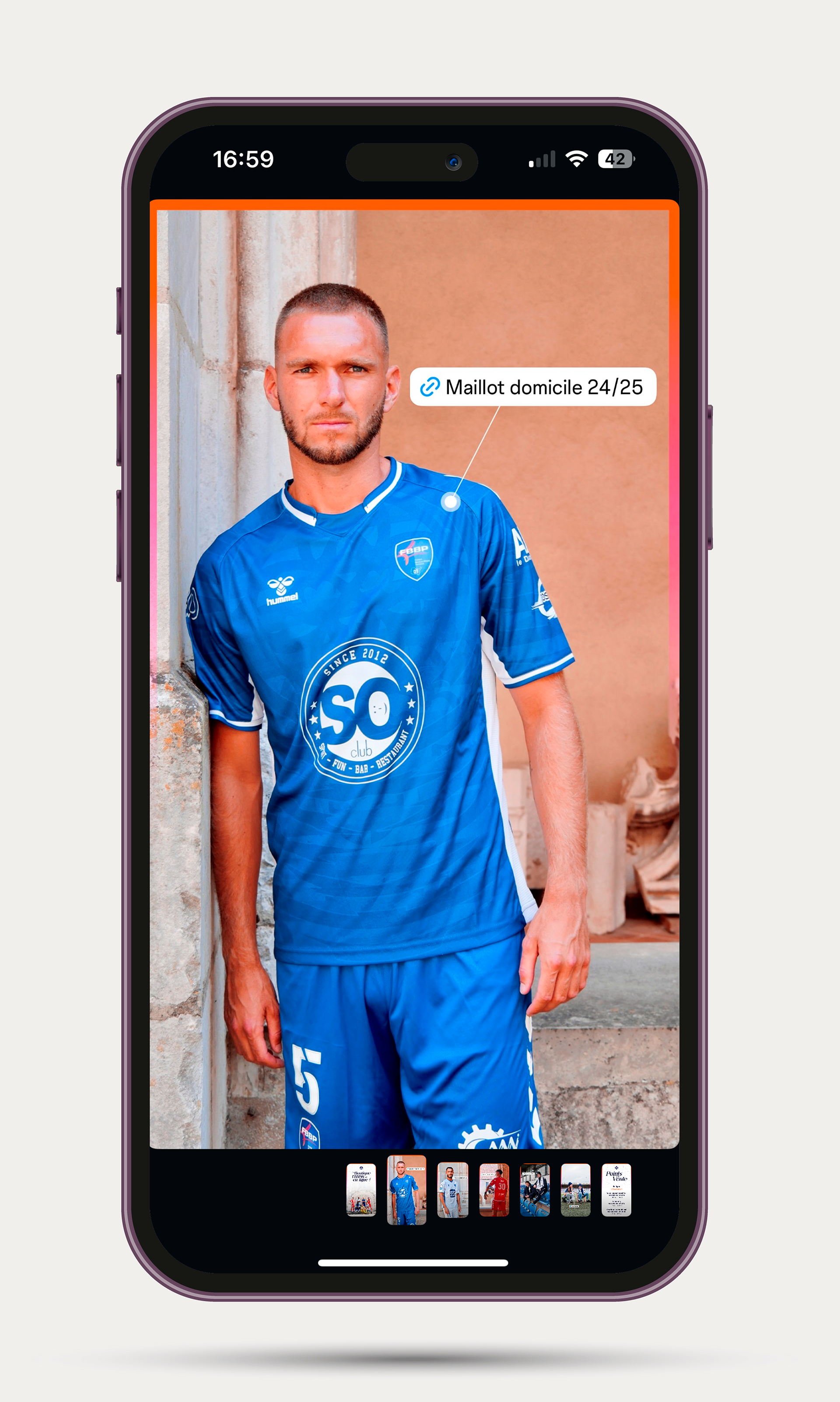 storie promo pour la boutique