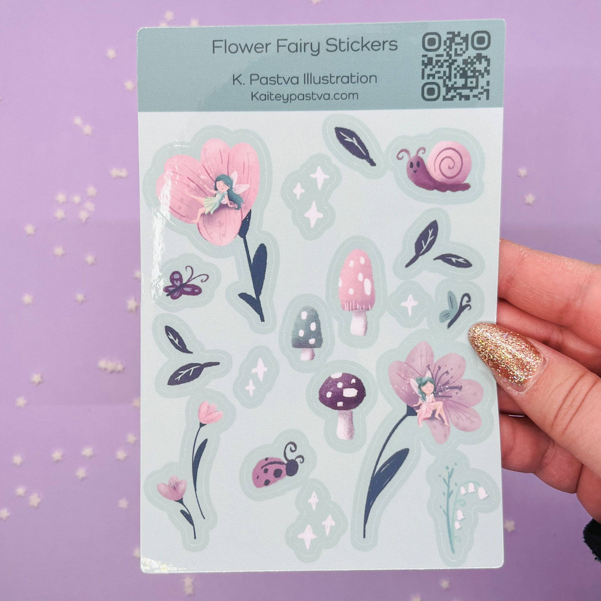 Flower Fairy Sticker Sheet