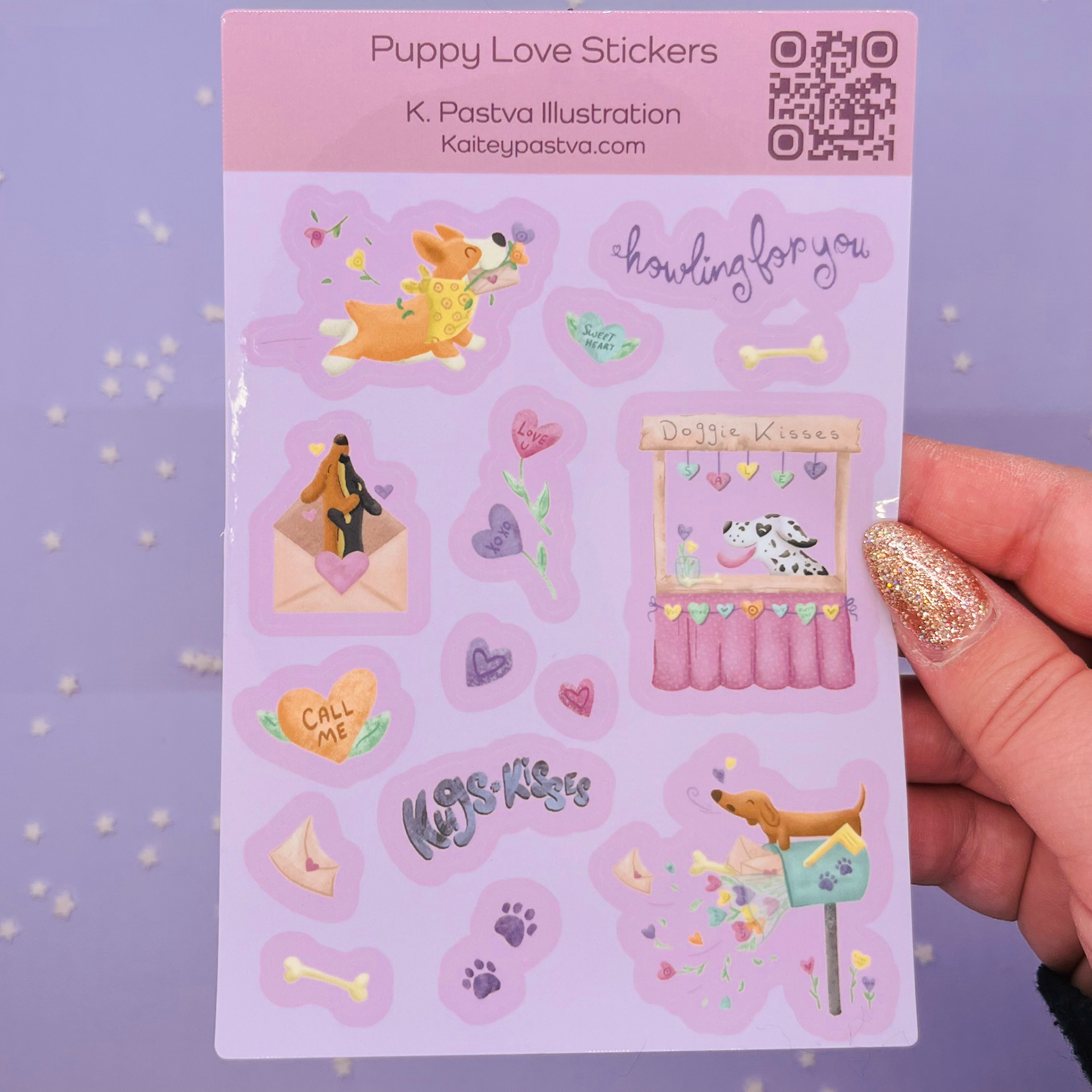 Puppy Love Sticker Sheet