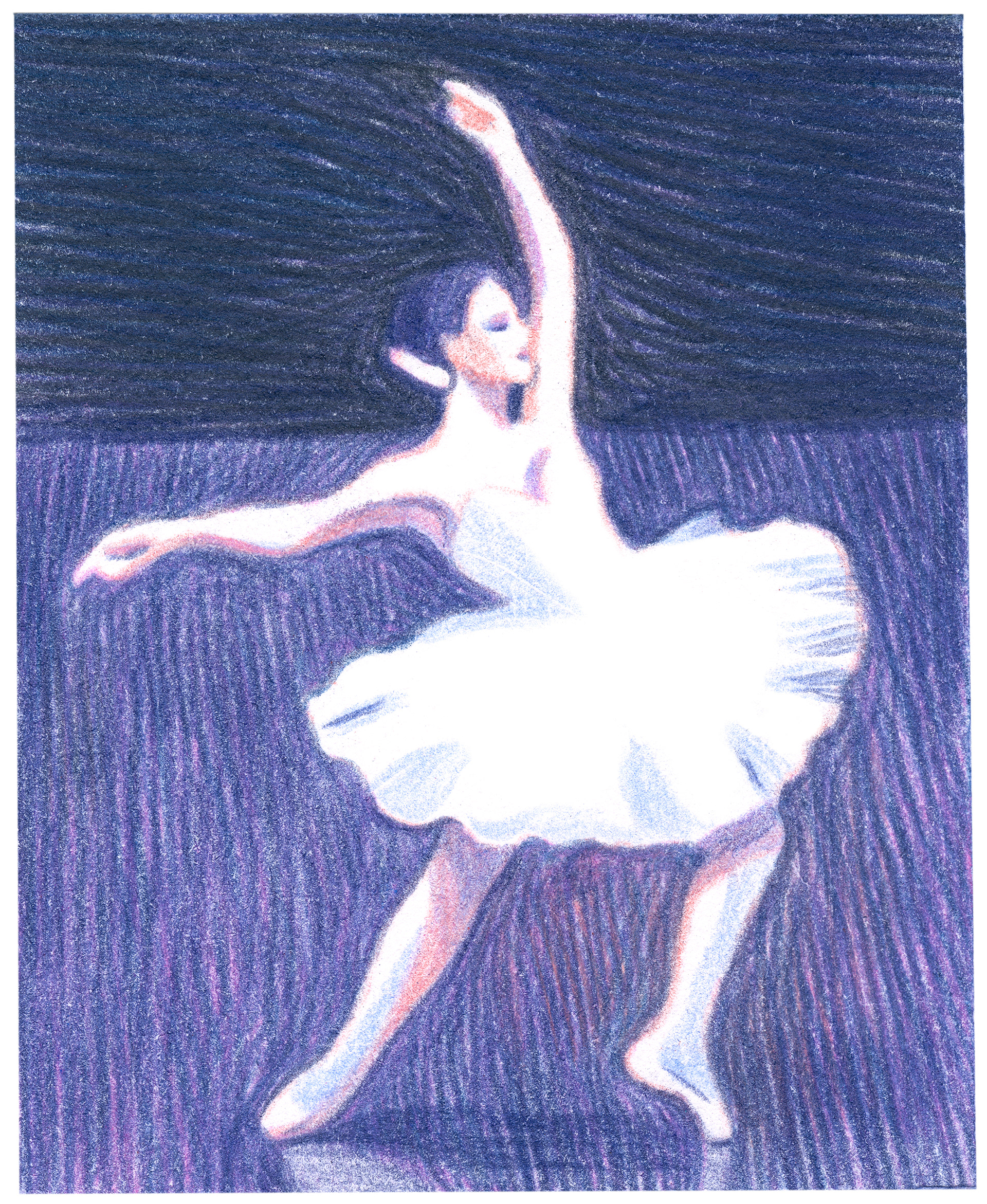 caroline peron péron danse sport crayon de couleur