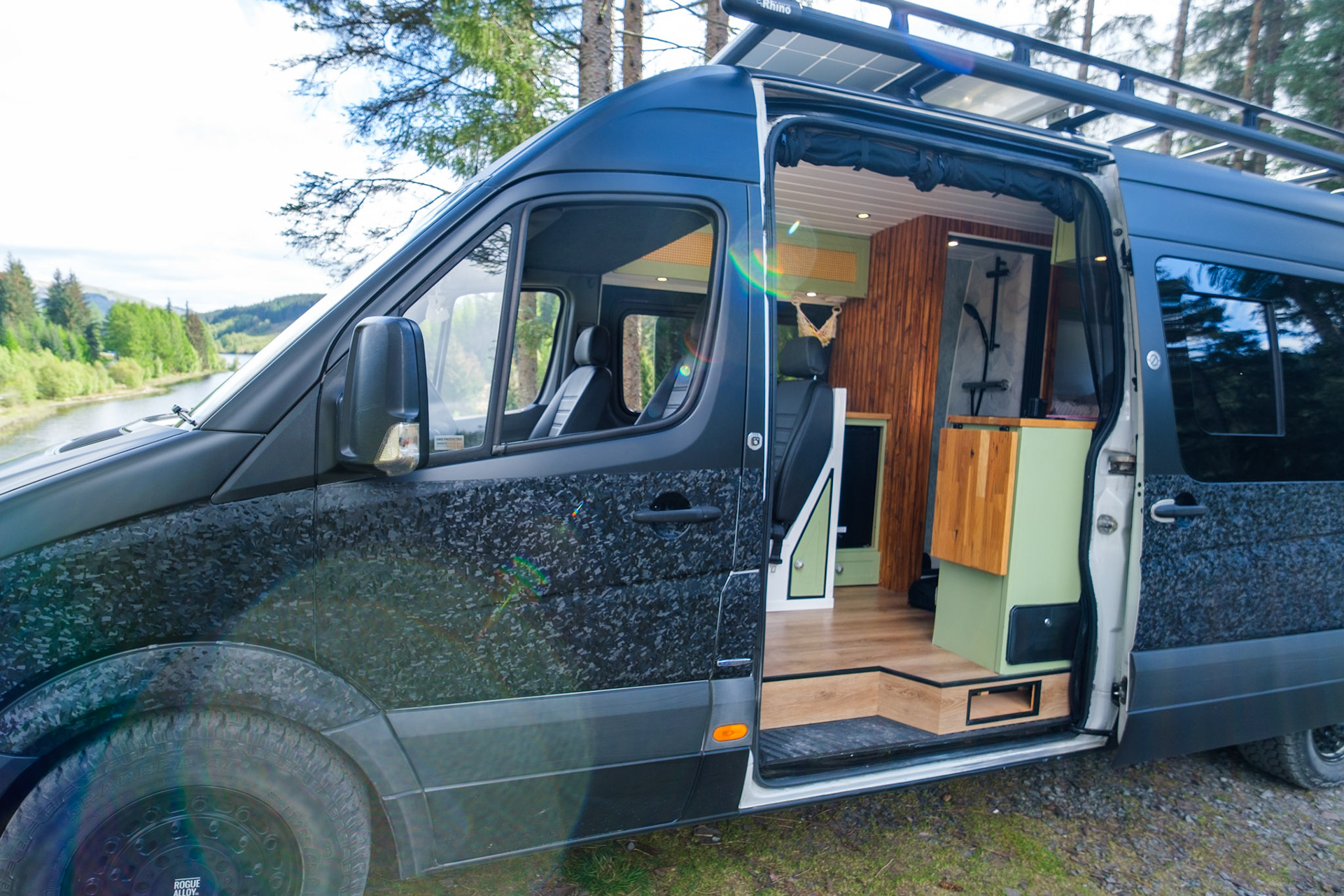 Client: via Quirky Campers – a campervan pictured in the Scottish highlands