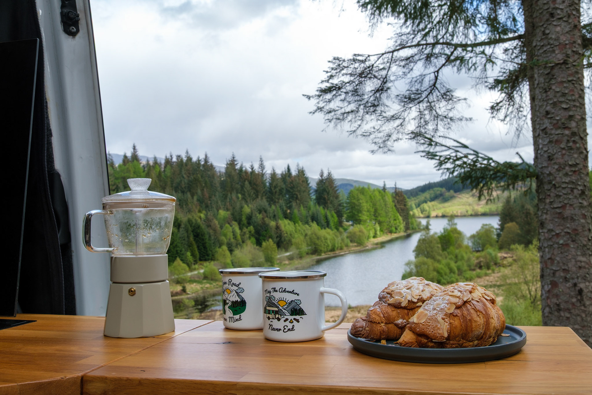 Client: via Quirky Campers – a campervan pictured in the Scottish highlands