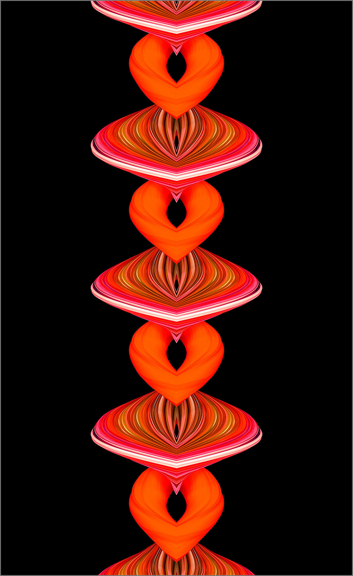 Slit Scan Photo Work - Steffen Freiling - Space Over Time - Large Format Print - Limited Edition