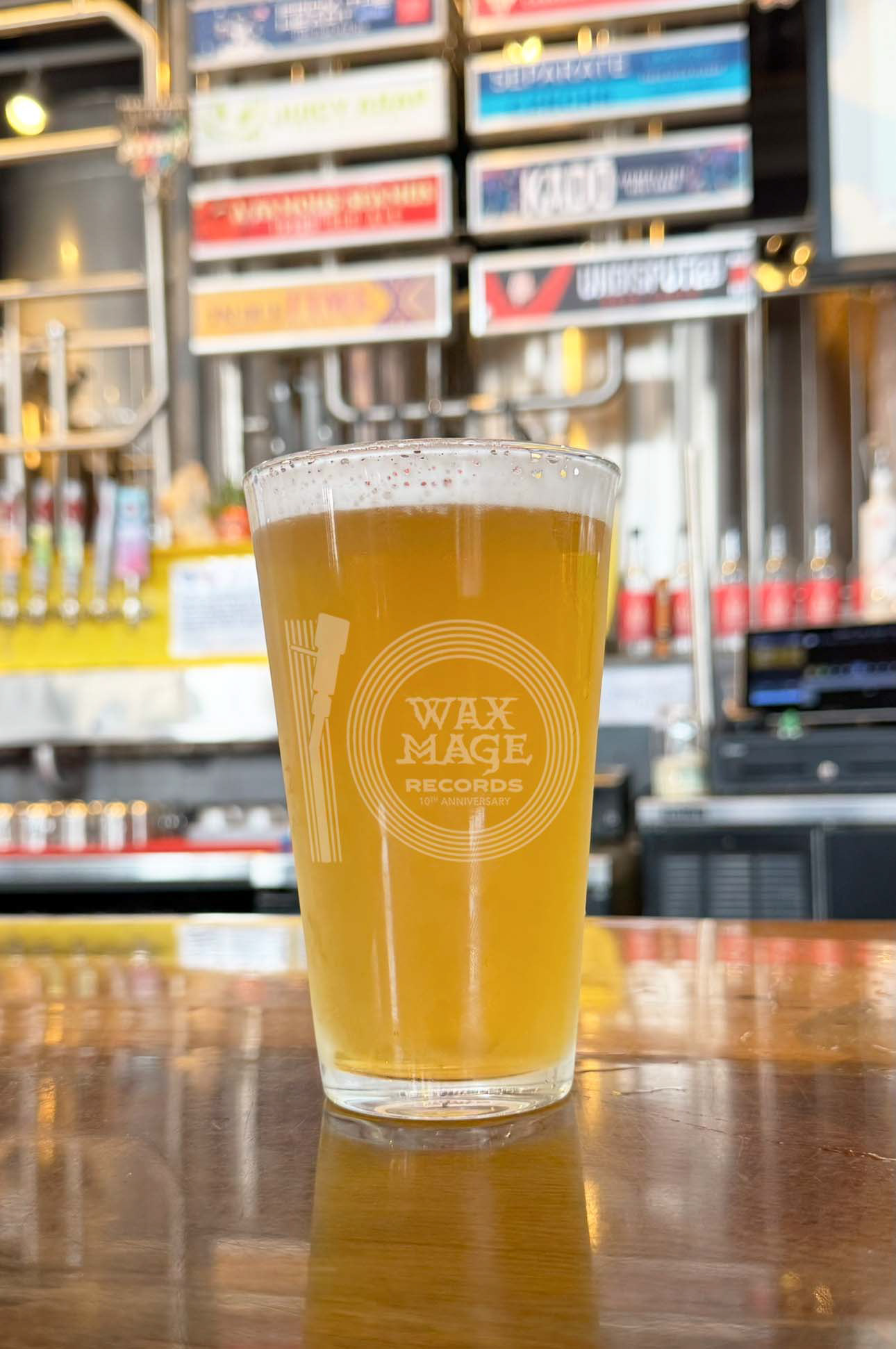 10th Anniversary Glass