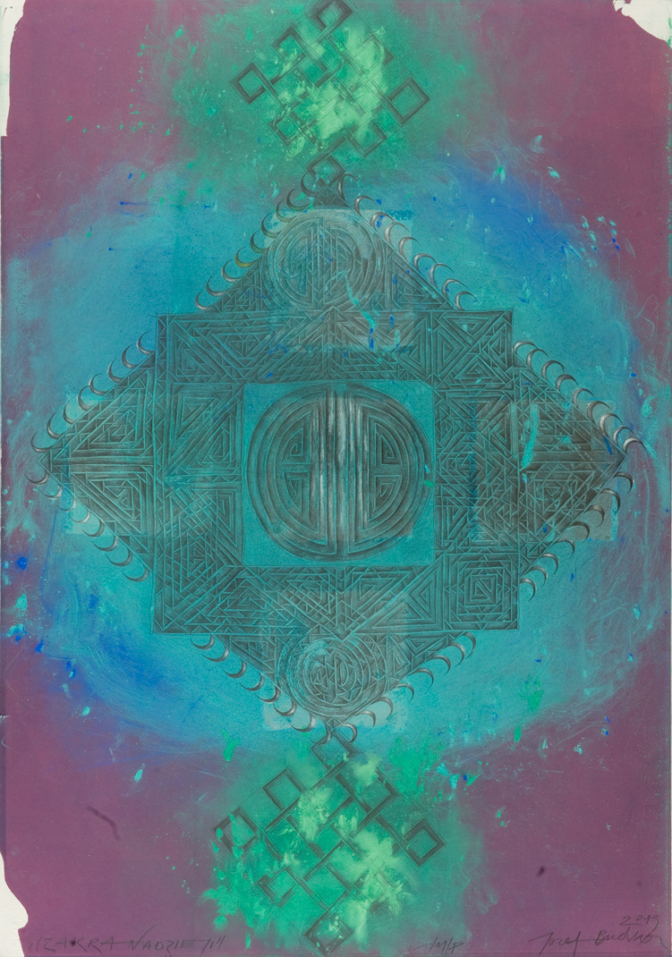 Czakra Nadziei, 70x100cm, lithopastel