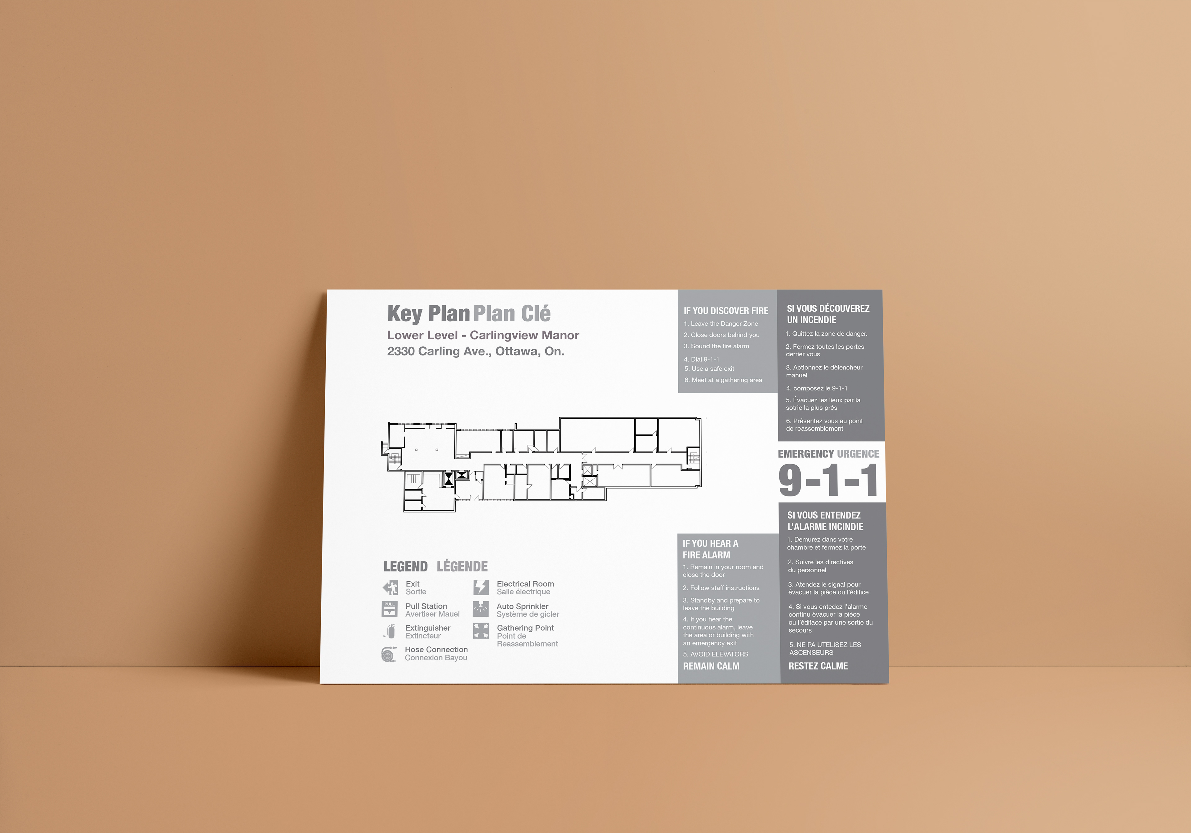 Editable Fire Escape Option A