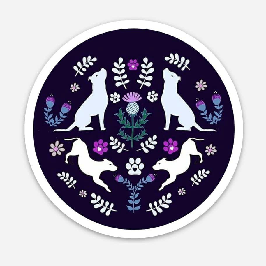Pitbulls and thistles