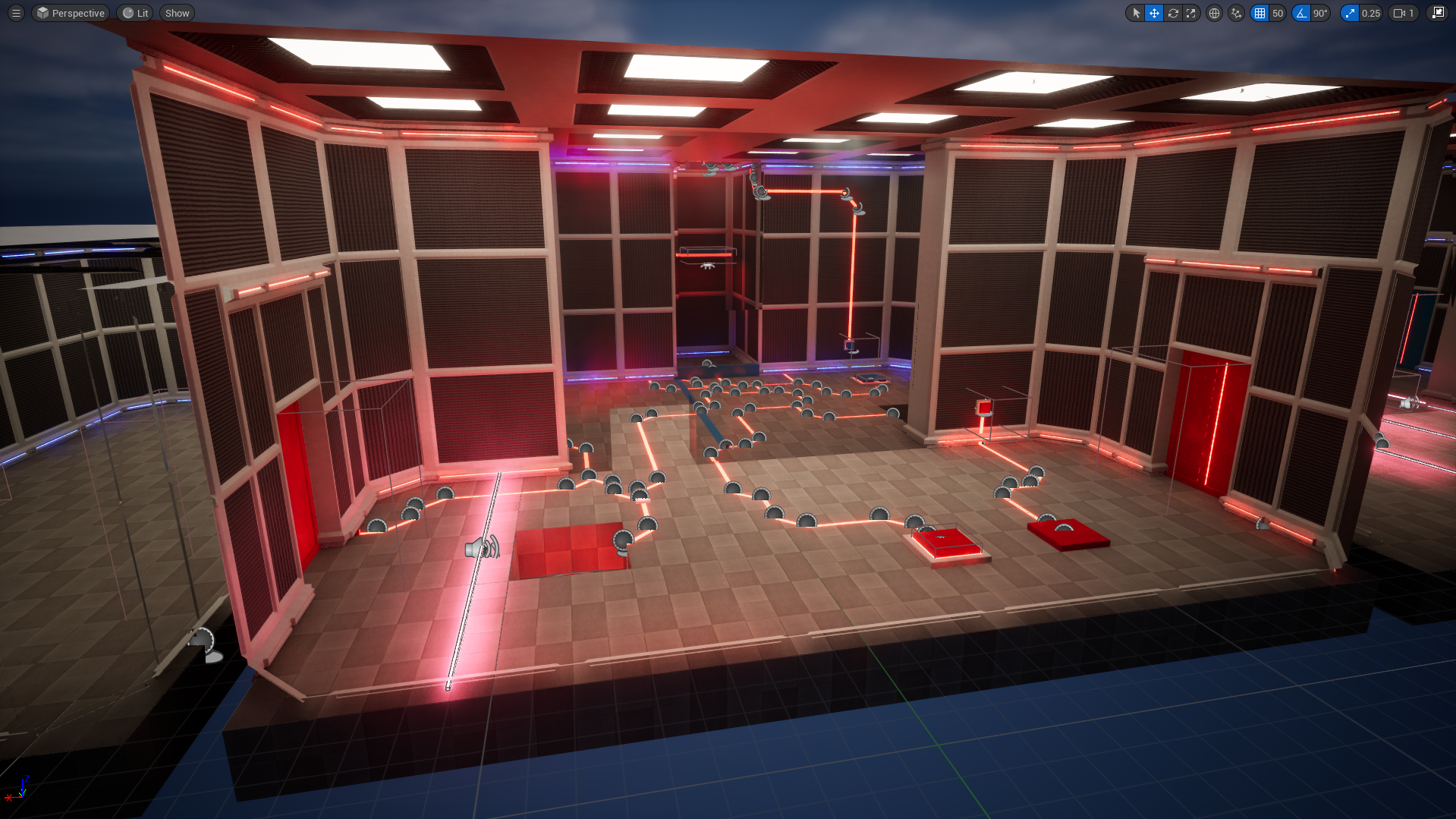Final level involving logic, physics and timing