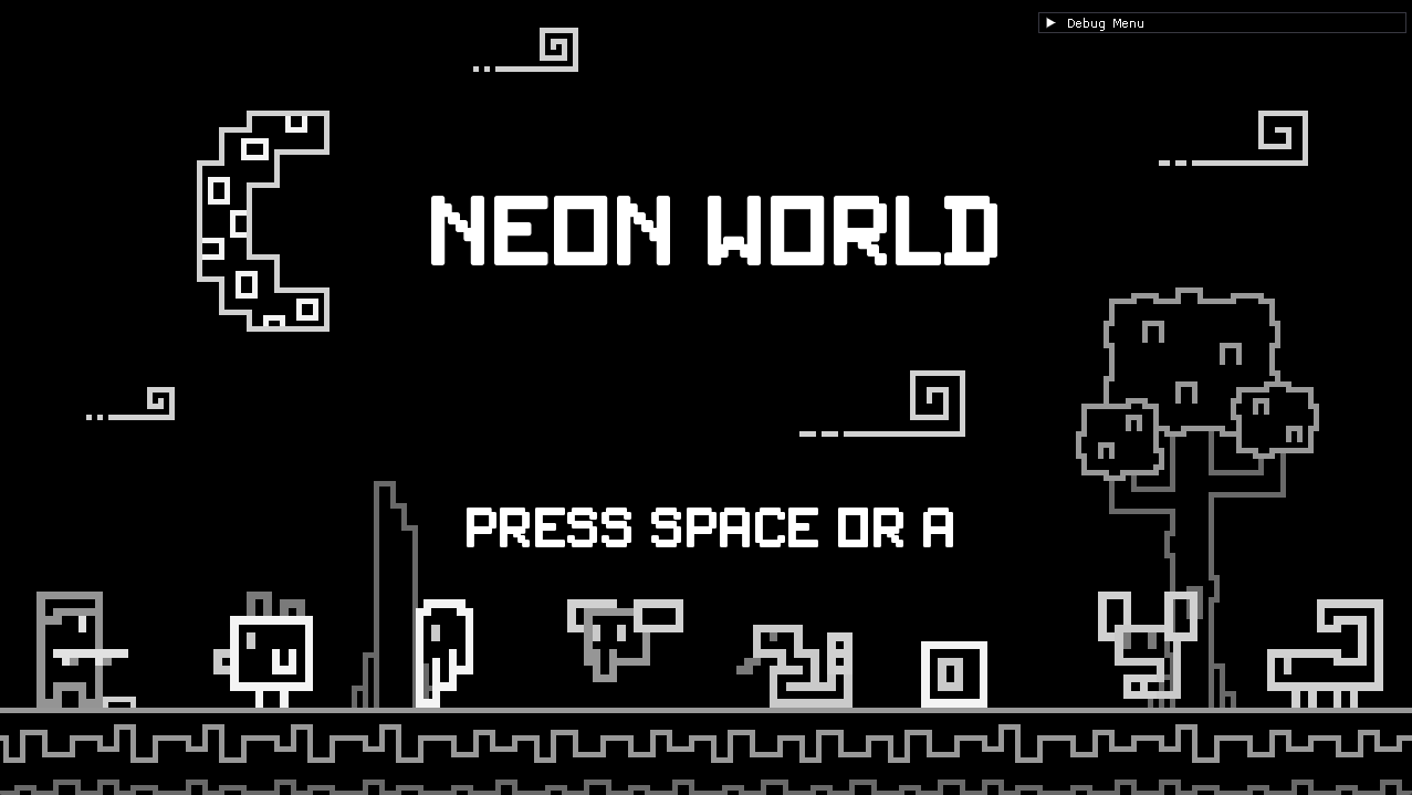 Black and white test shader