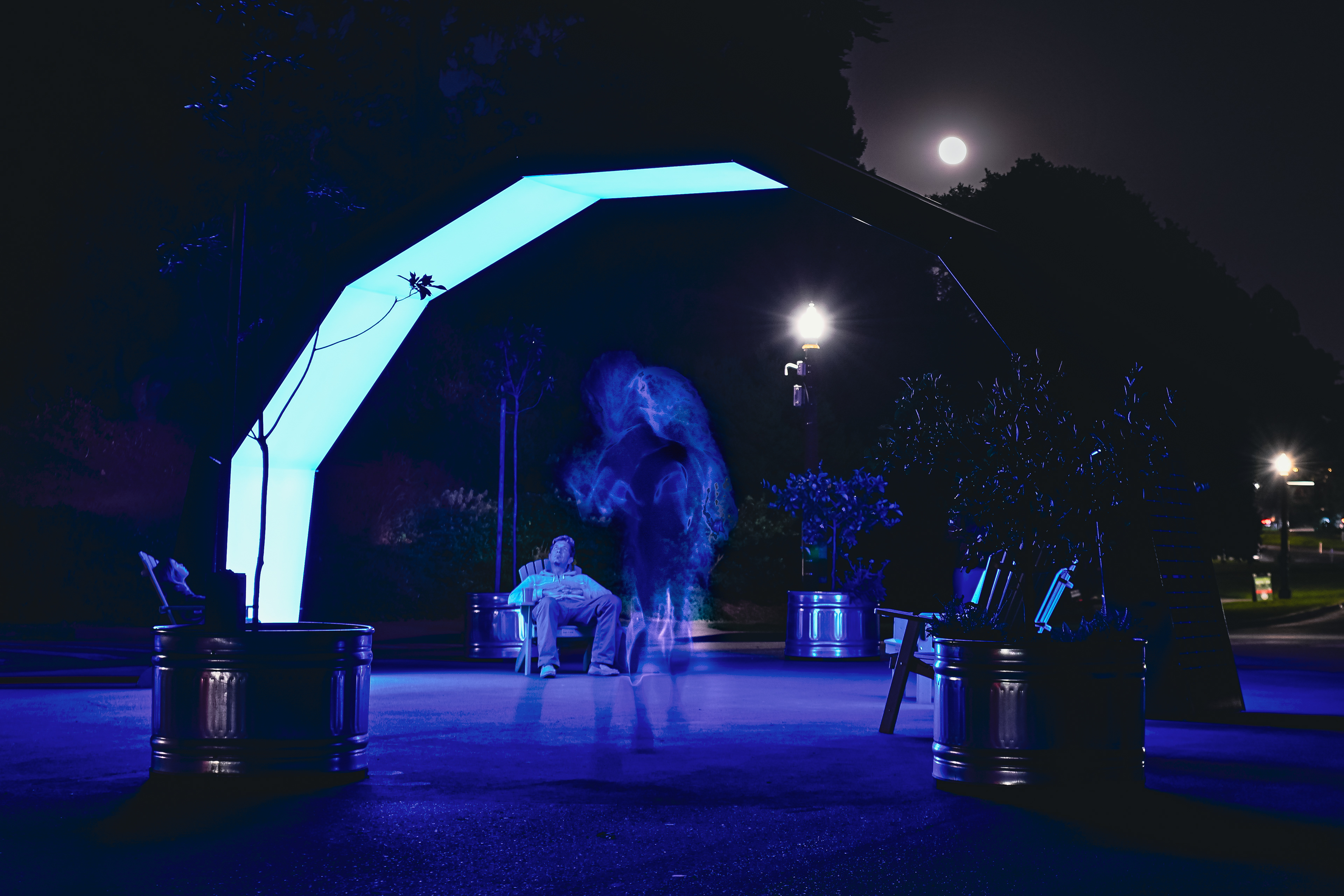 @illuminatethearts lighting ceremony for Solar Arch by @fnnch