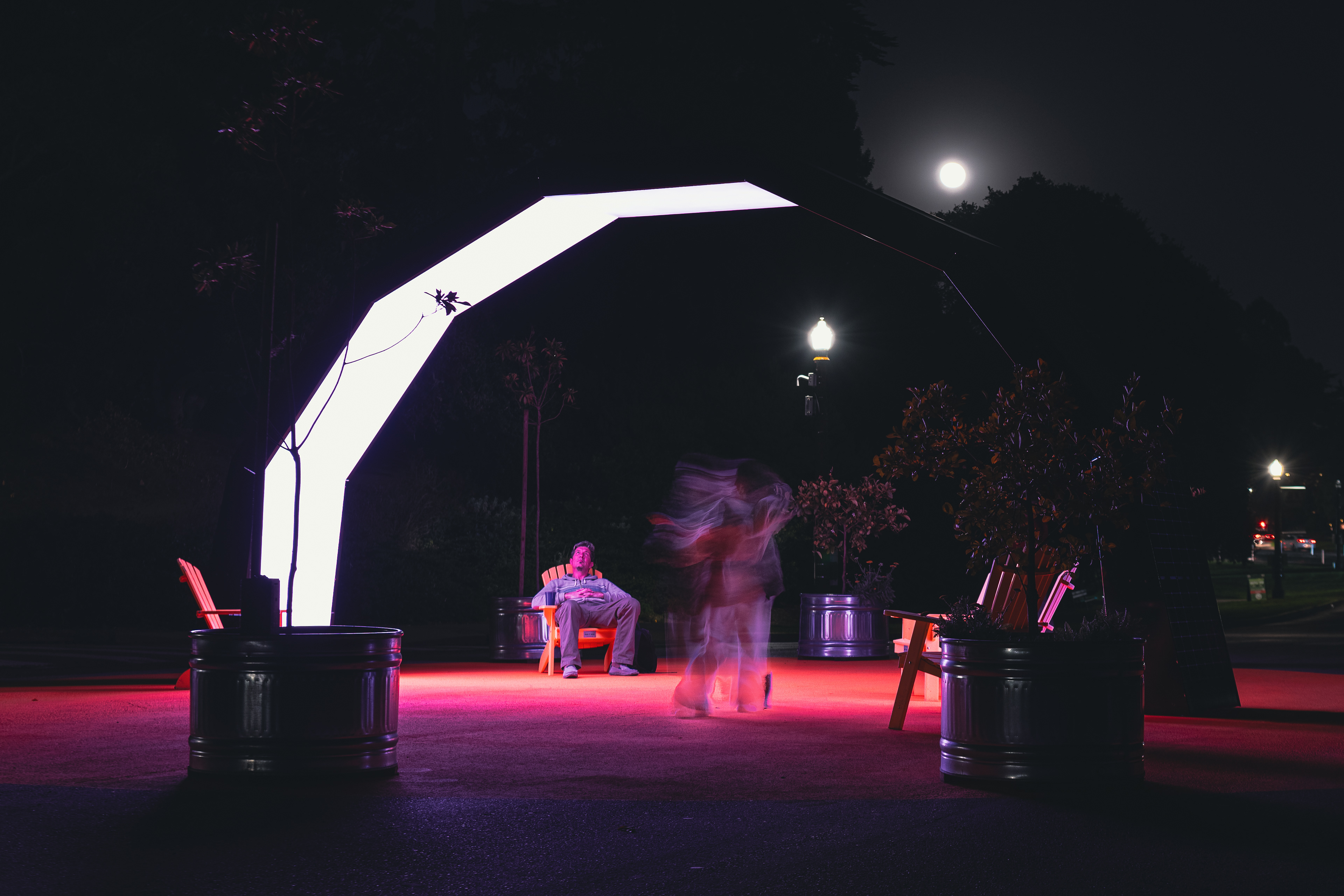 @illuminatethearts lighting ceremony for Solar Arch by @fnnch