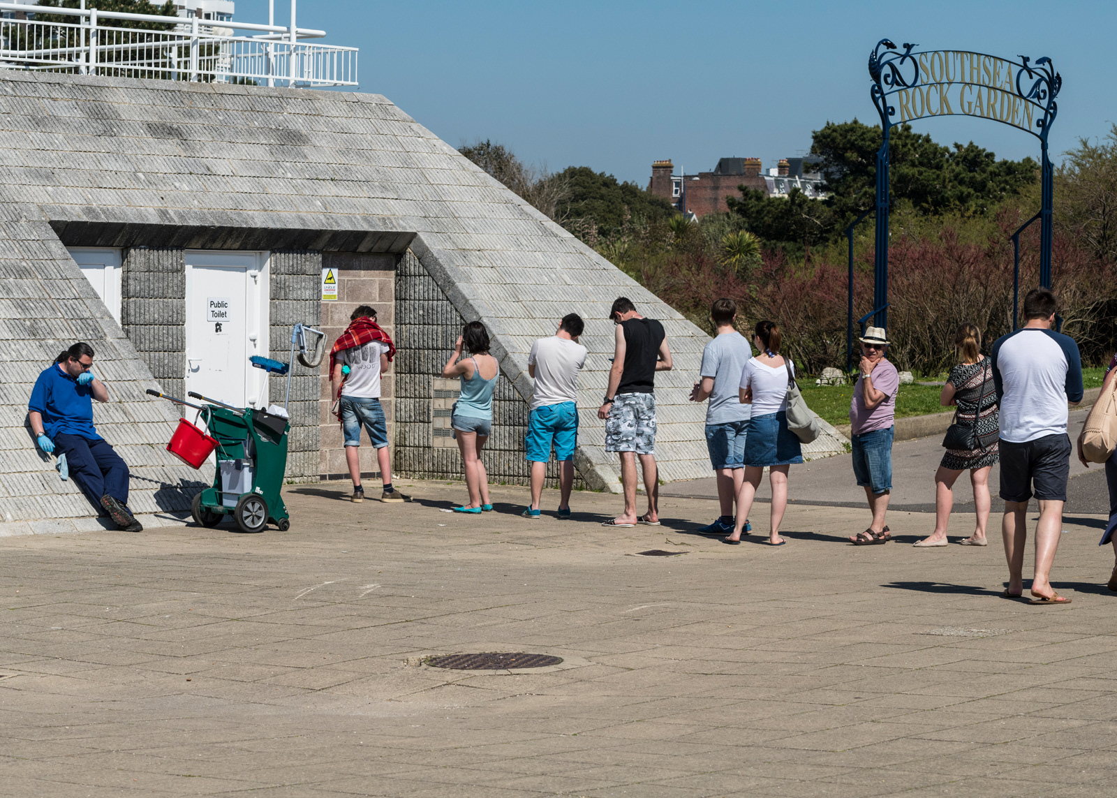 Next Public WC, One mile either way, Southsea