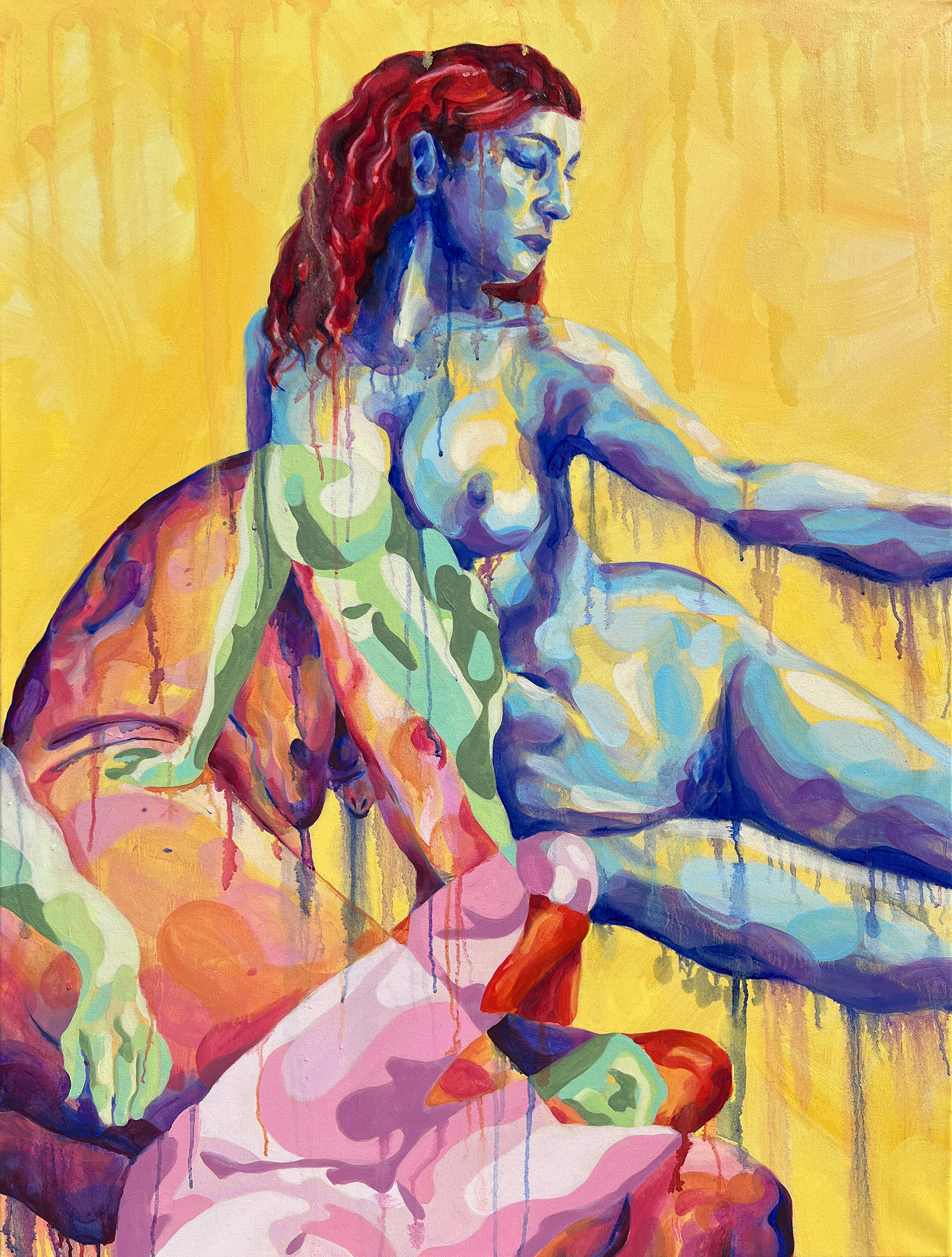 "Surrender" 30" x 40" Oil paint on canvas.