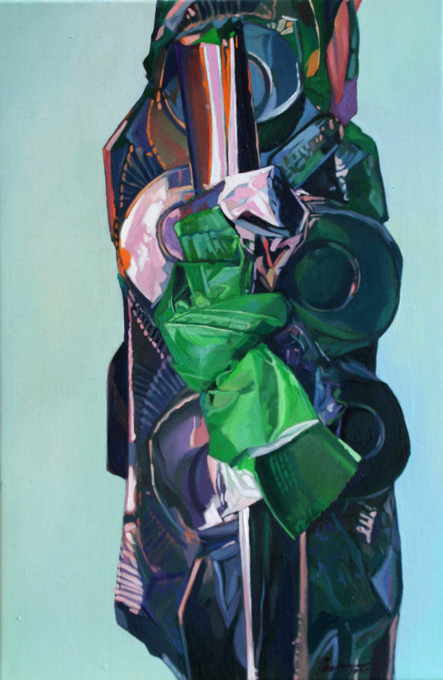 Glanz, 2010 - Öl auf Leinwand / Óleo sobre lienzo / Oil on canvas - 60 x 40 cm