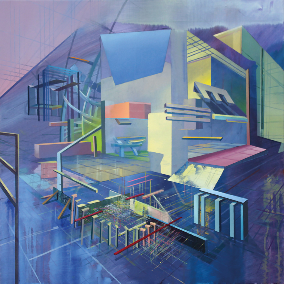 Bestand, 2017 - Öl auf Leinwand / Óleo sobre lienzo / Oil on canvas - 80x80 cm