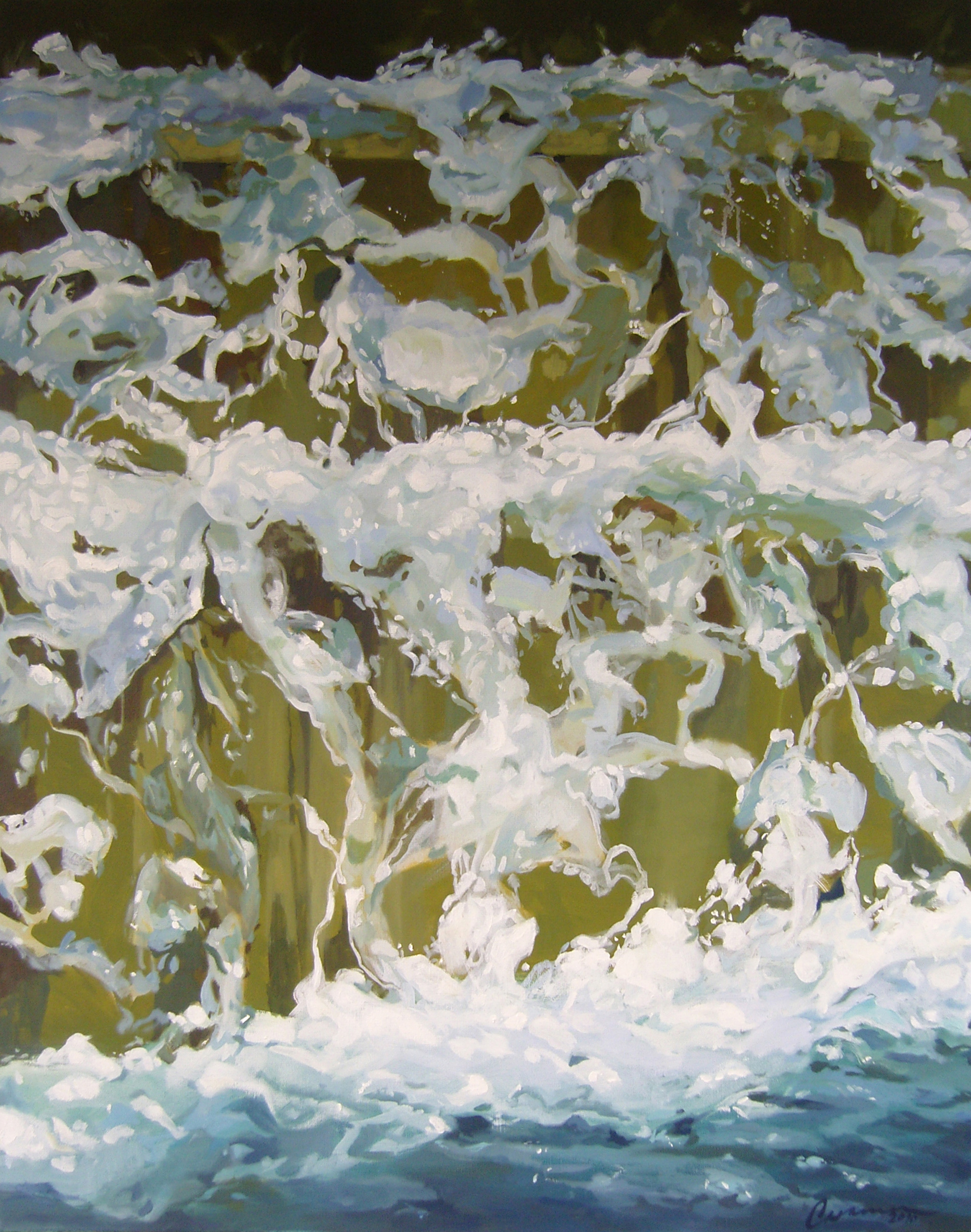 Agua, ¿dónde was?, 2010 - Öl auf Leinwand / Óleo sobre lienzo / Oil on canvas - 100x80 cm