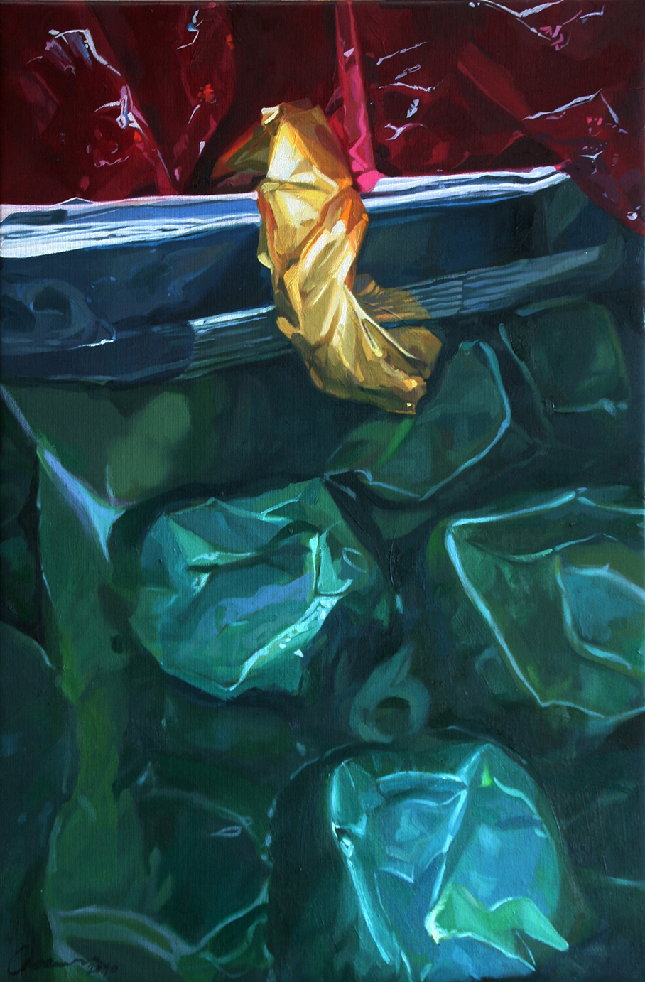Brillanz, 2010 - Öl auf Leinwand / Óleo sobre lienzo / Oil on canvas - 60 x 40 cm