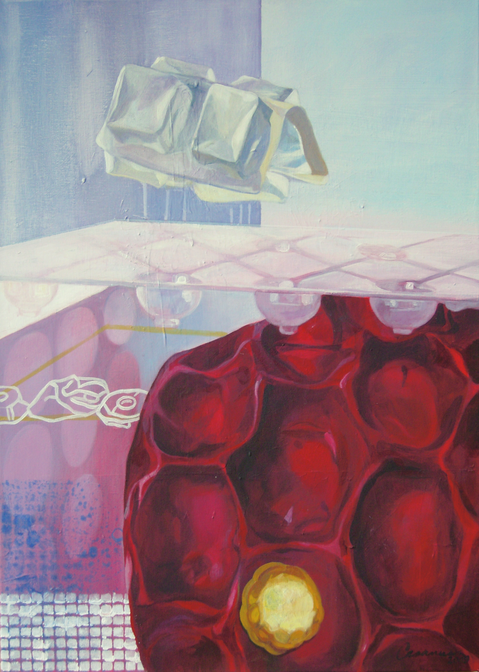 Aussenseiter, 2009 - Acryl auf Leinwand / Acrilico sobre lienzo / Acril on canvas - 80 x 60 cm