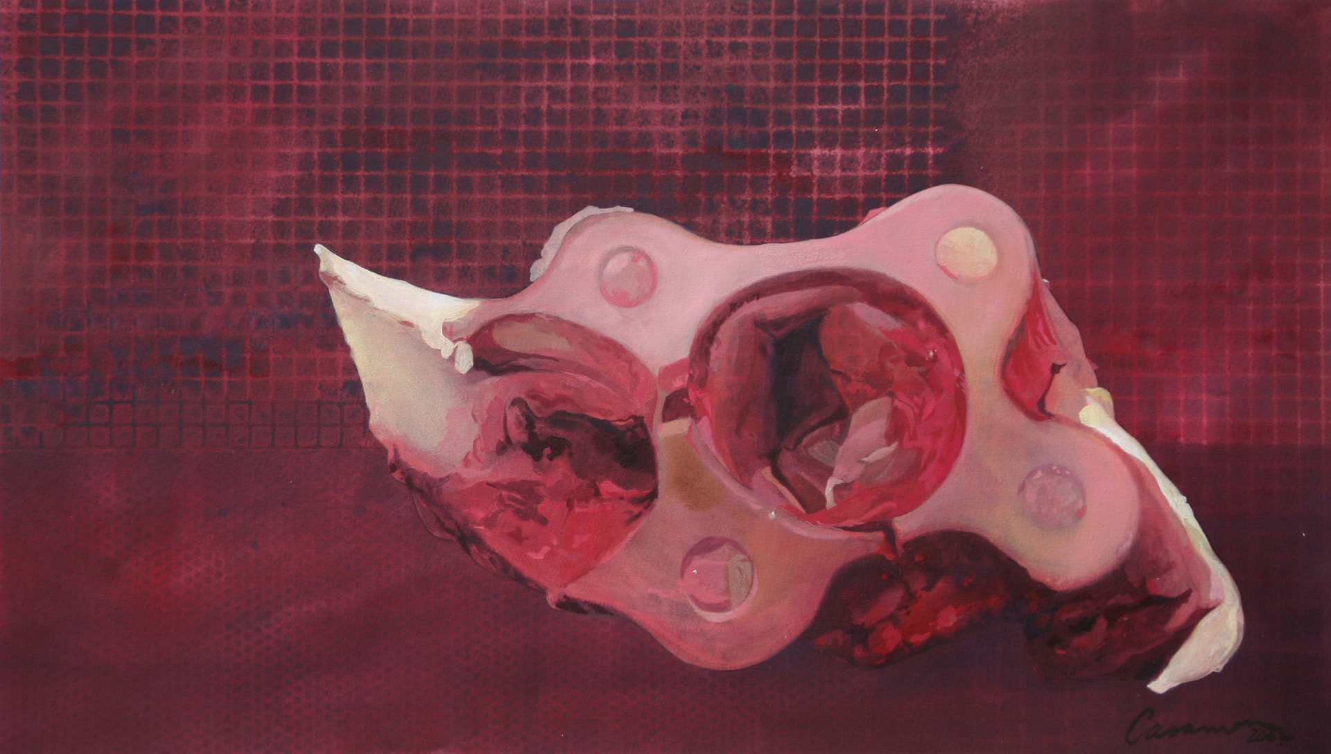 Manjar, 2007 - Acryl auf Papier / Acrilico sobre Cartón / Acril on Cardboard- 40x70 cm