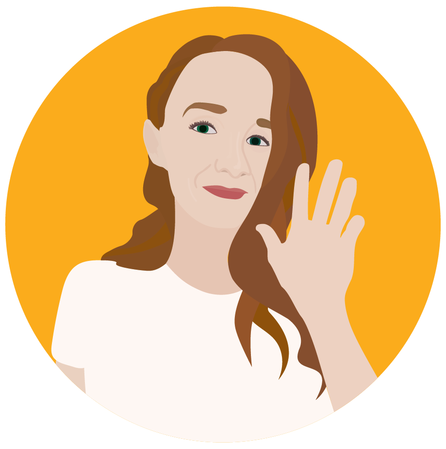 Illustration of Kristin Kosmides