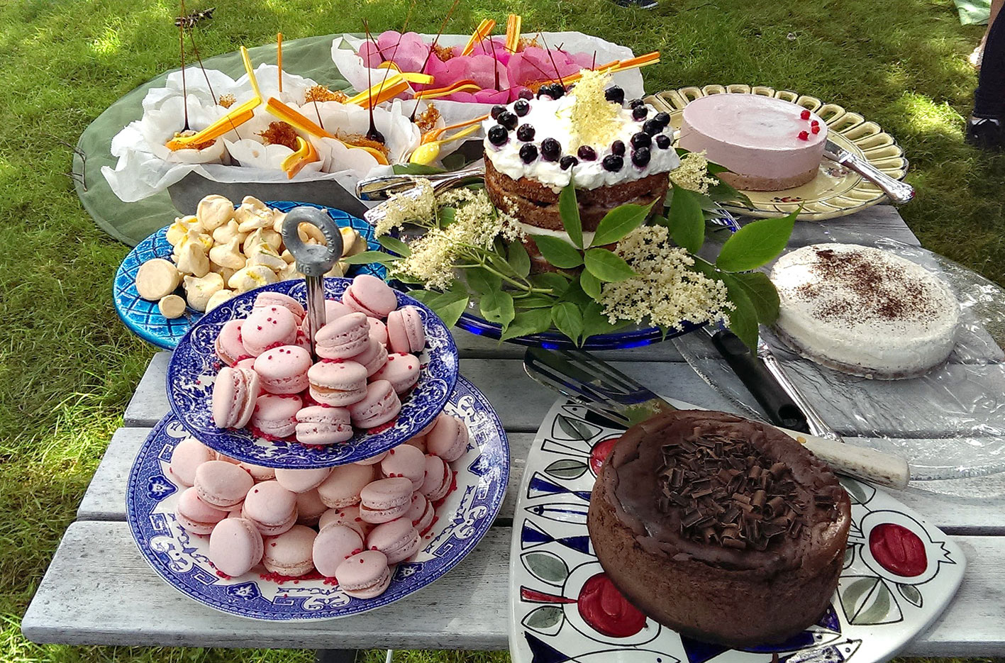 Dessertbord min födelsedag - 2015