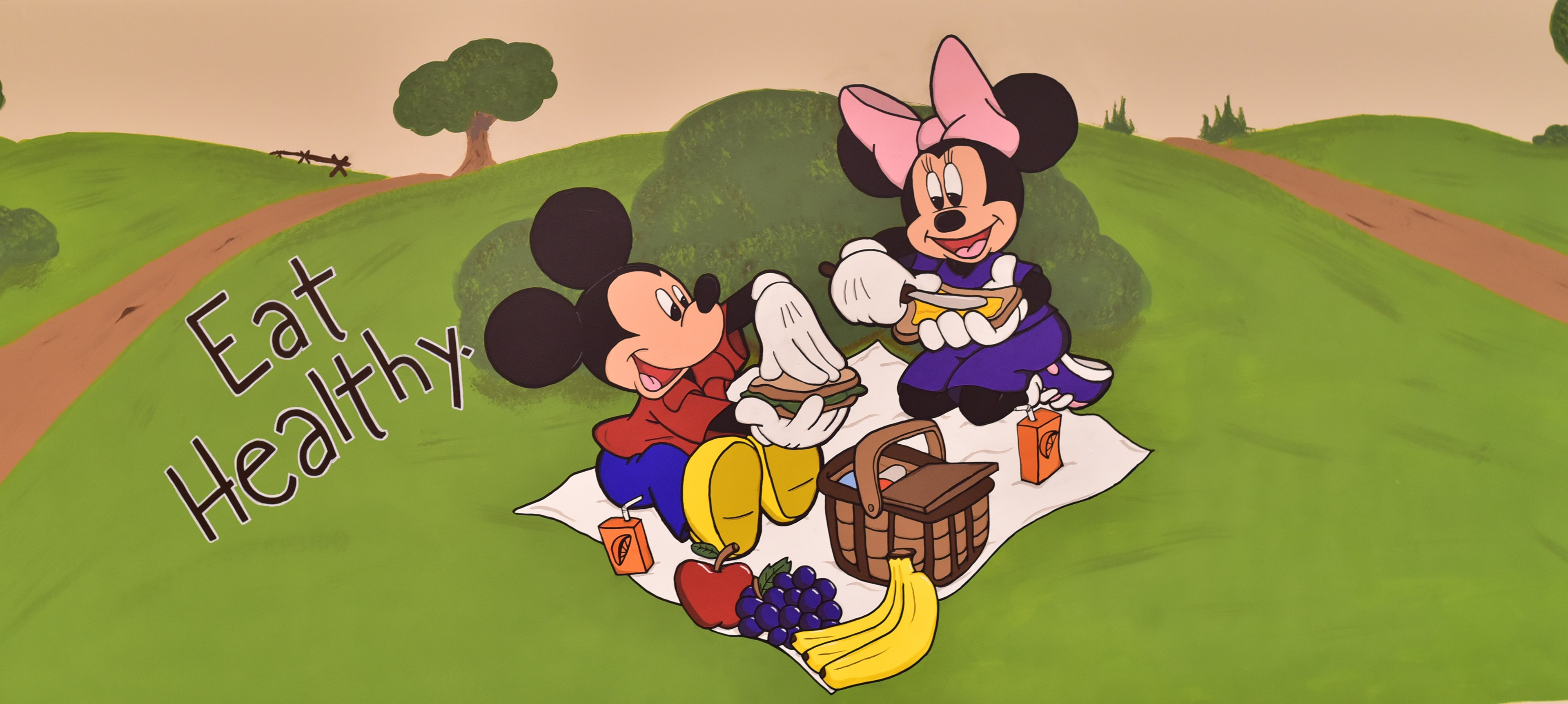 Custom Hand Drawn Murals