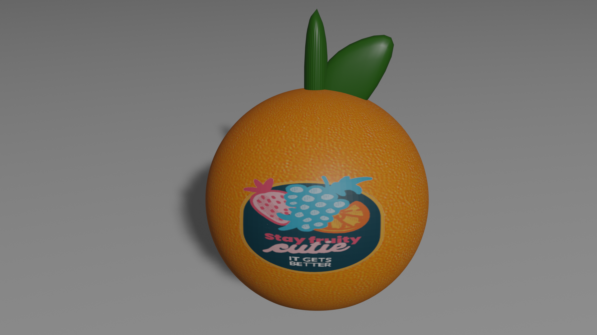 Stress ball 3D rendered by Ty Monzon and Nick Tong
