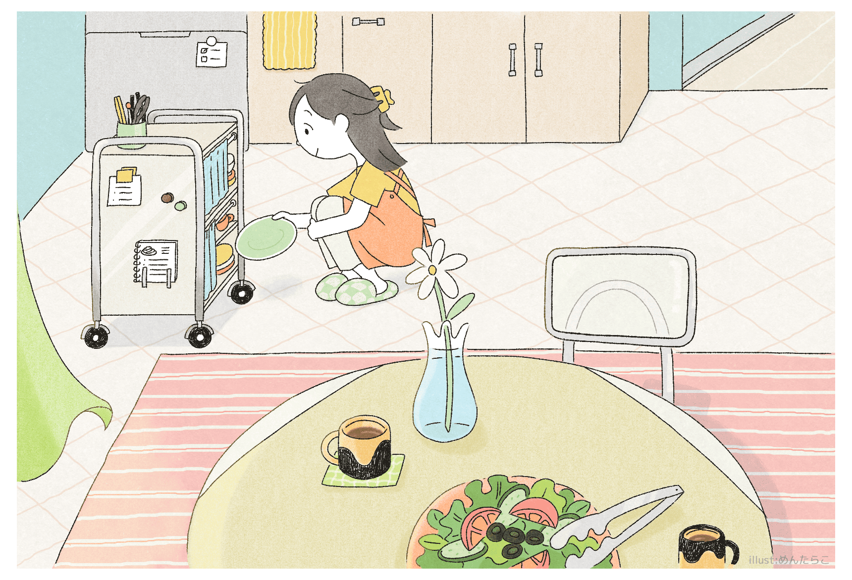 ひだまりと食事