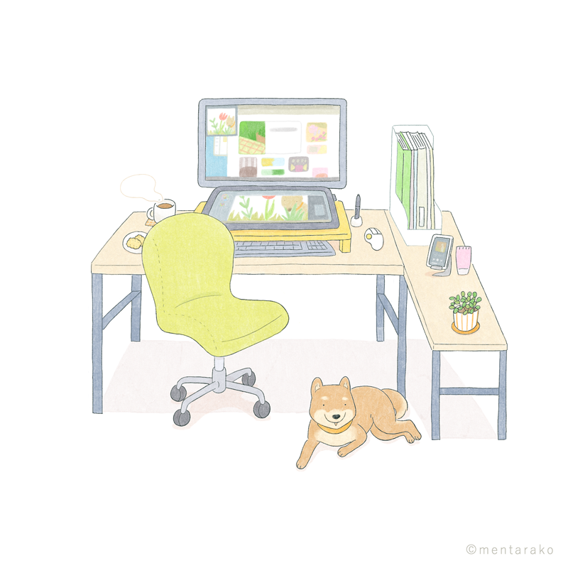 犬のいる場所