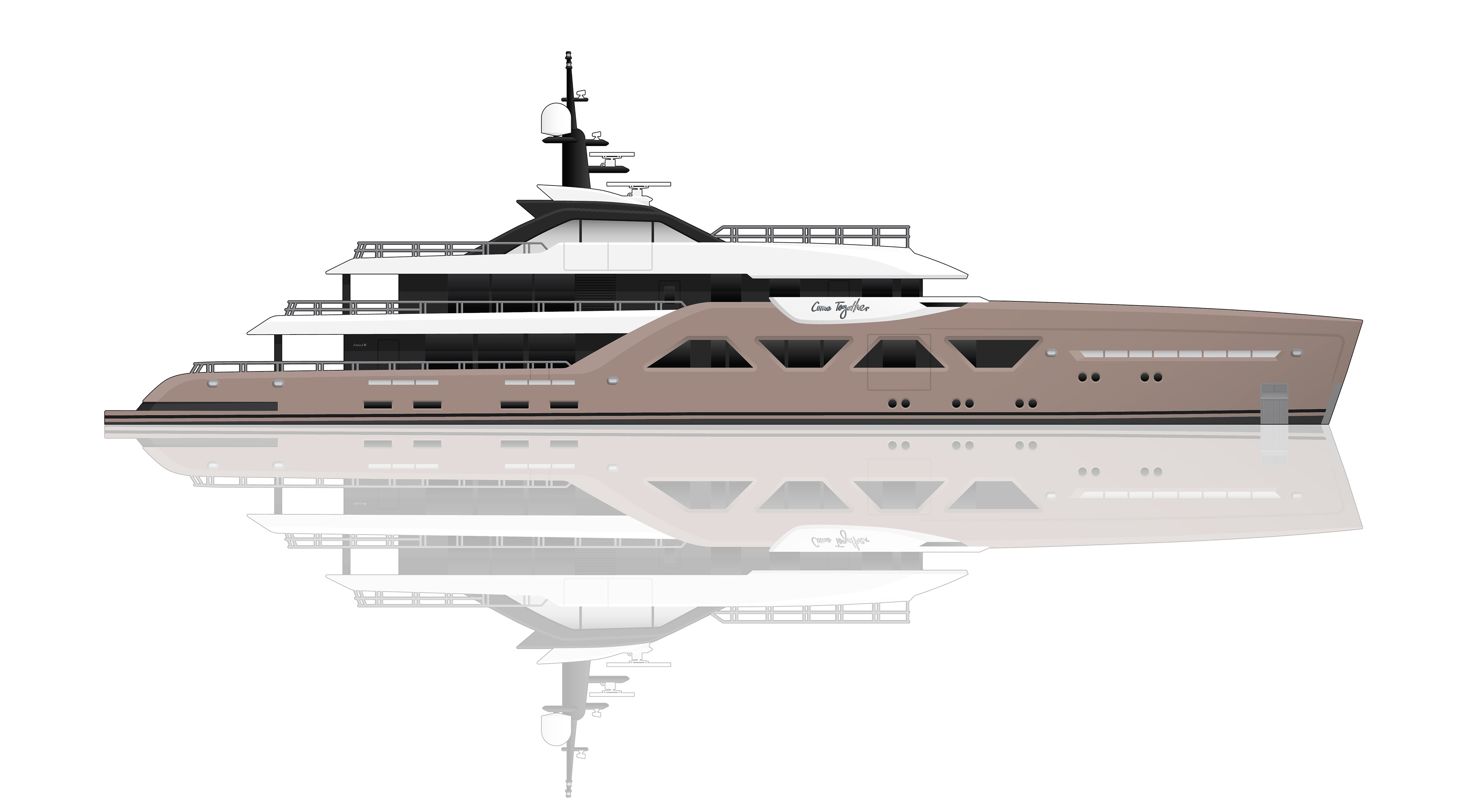 Yacht Come Together Amels shipyard Espen Oeino