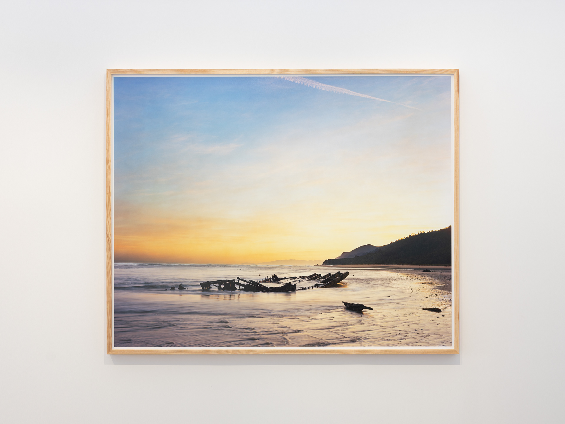 Chris Corson-Scott, Winter Morning, Remains of the SS Lawrence, Mokihinui, 2016, courtesy of the artist and Trish Clark Gallery.
