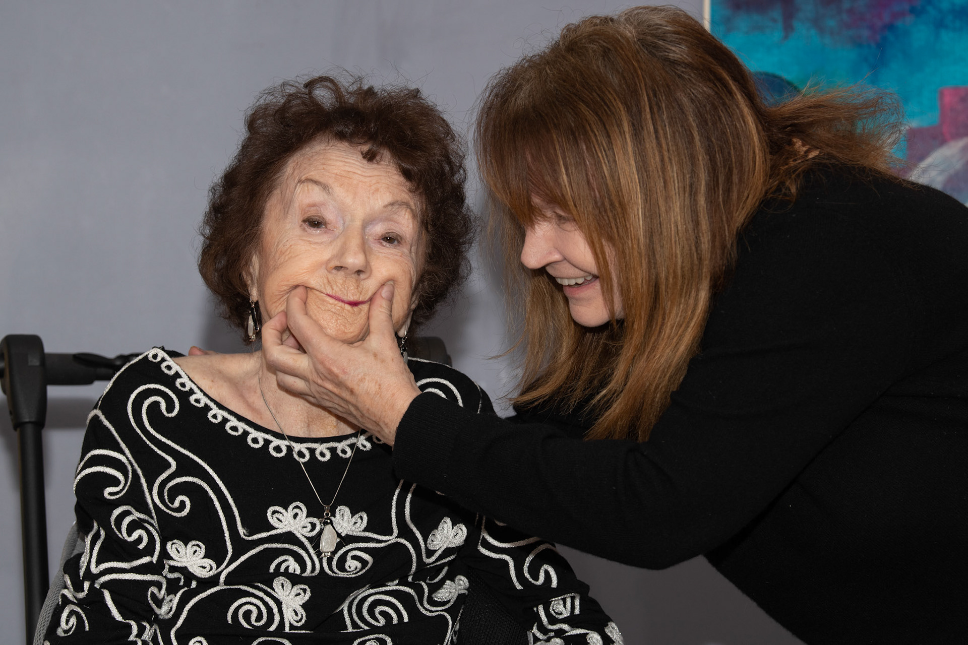 Portraits with Mom, Diane, Darren and Keith - Jan 2021