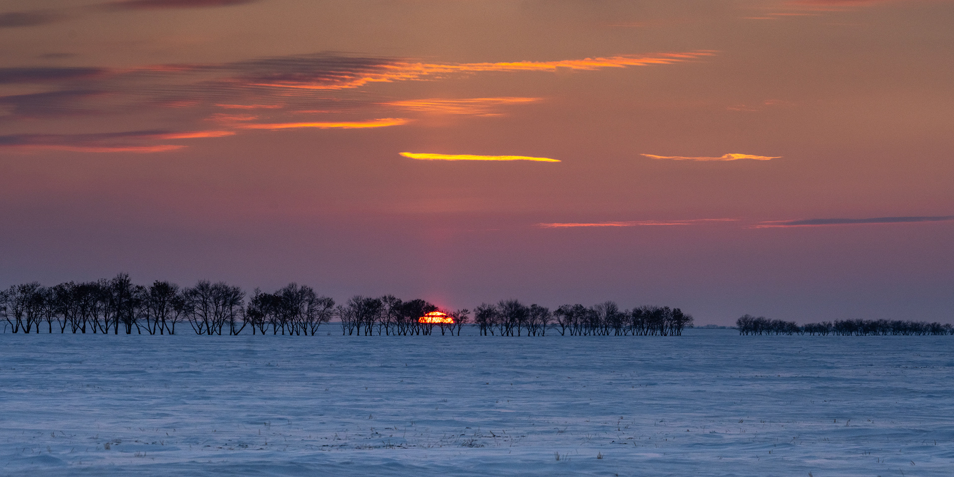 Sunset in the Interlake