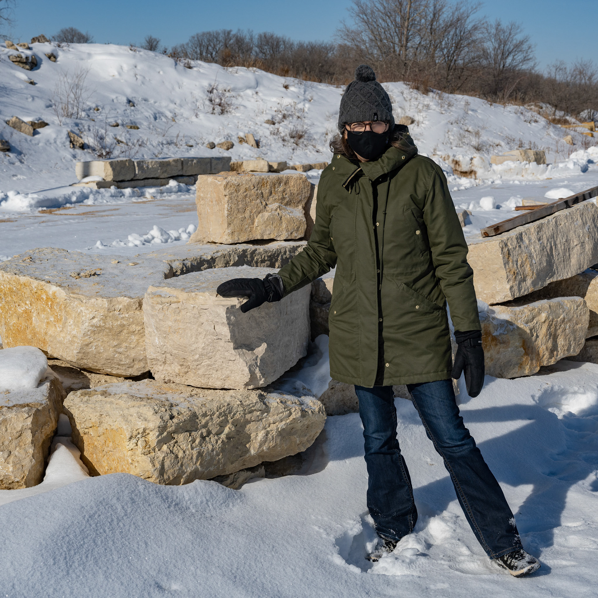 Mariash Quarry, natural stone, Stony Mountain