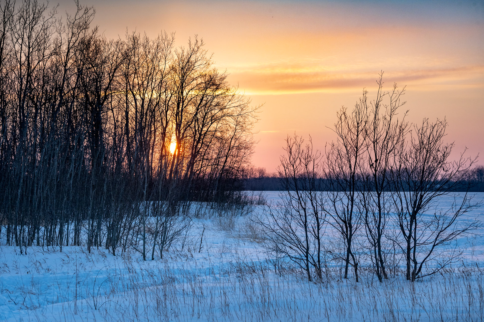 Sunset in the Interlake