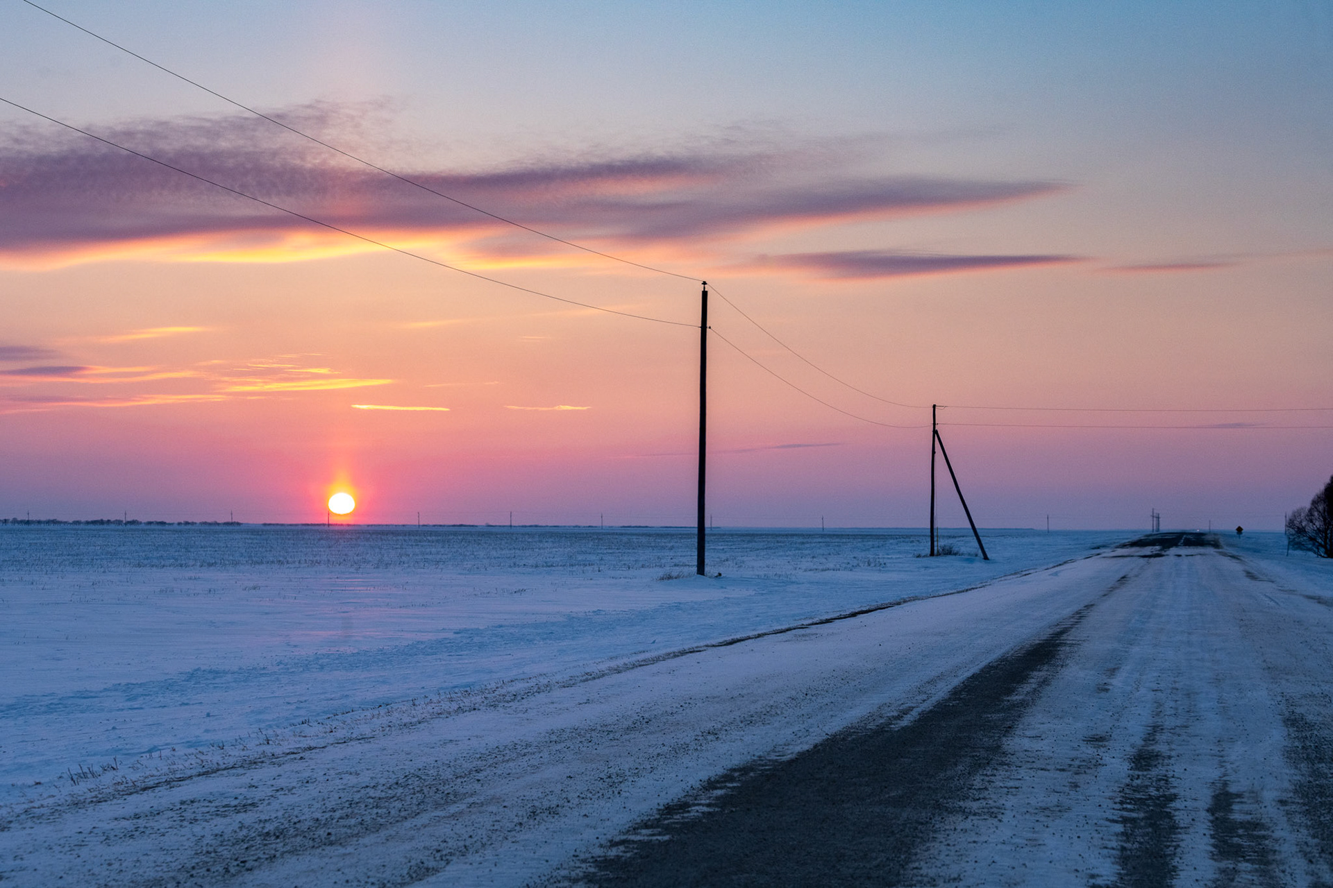 Sunset in the Interlake