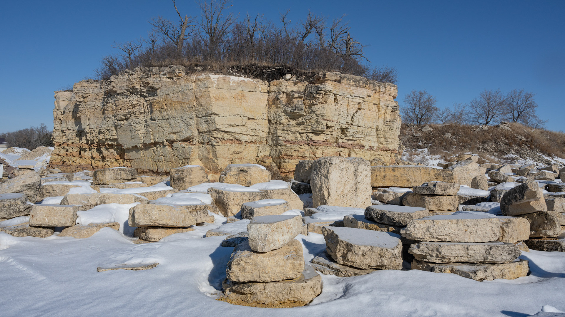 Mariash Quarry, natural stone, Stony Mountain