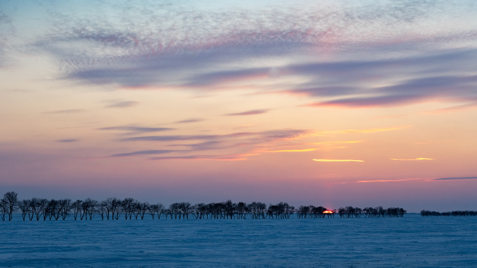 Sunset in the Interlake
