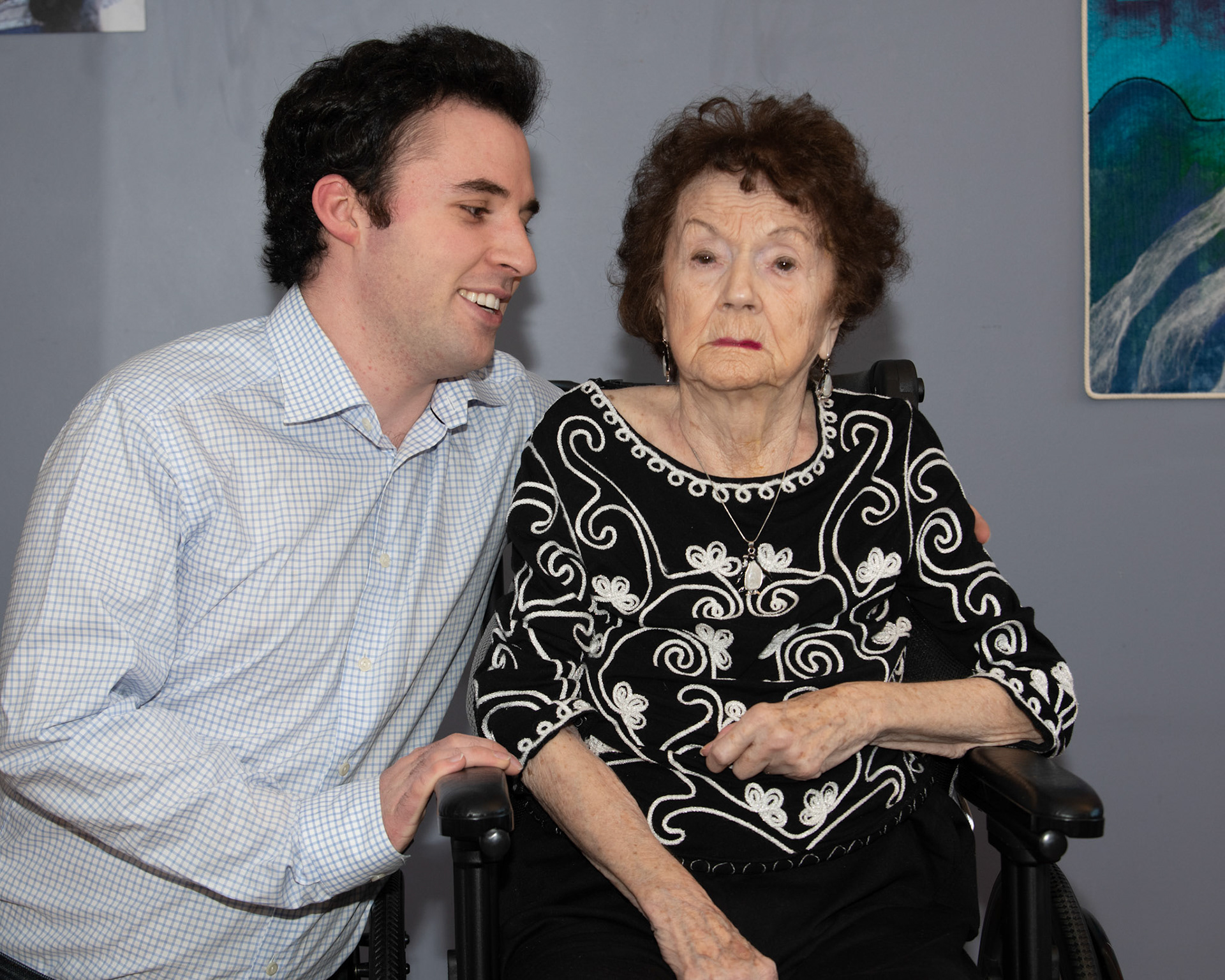 Portraits with Mom, Diane, Darren and Keith - Jan 2021