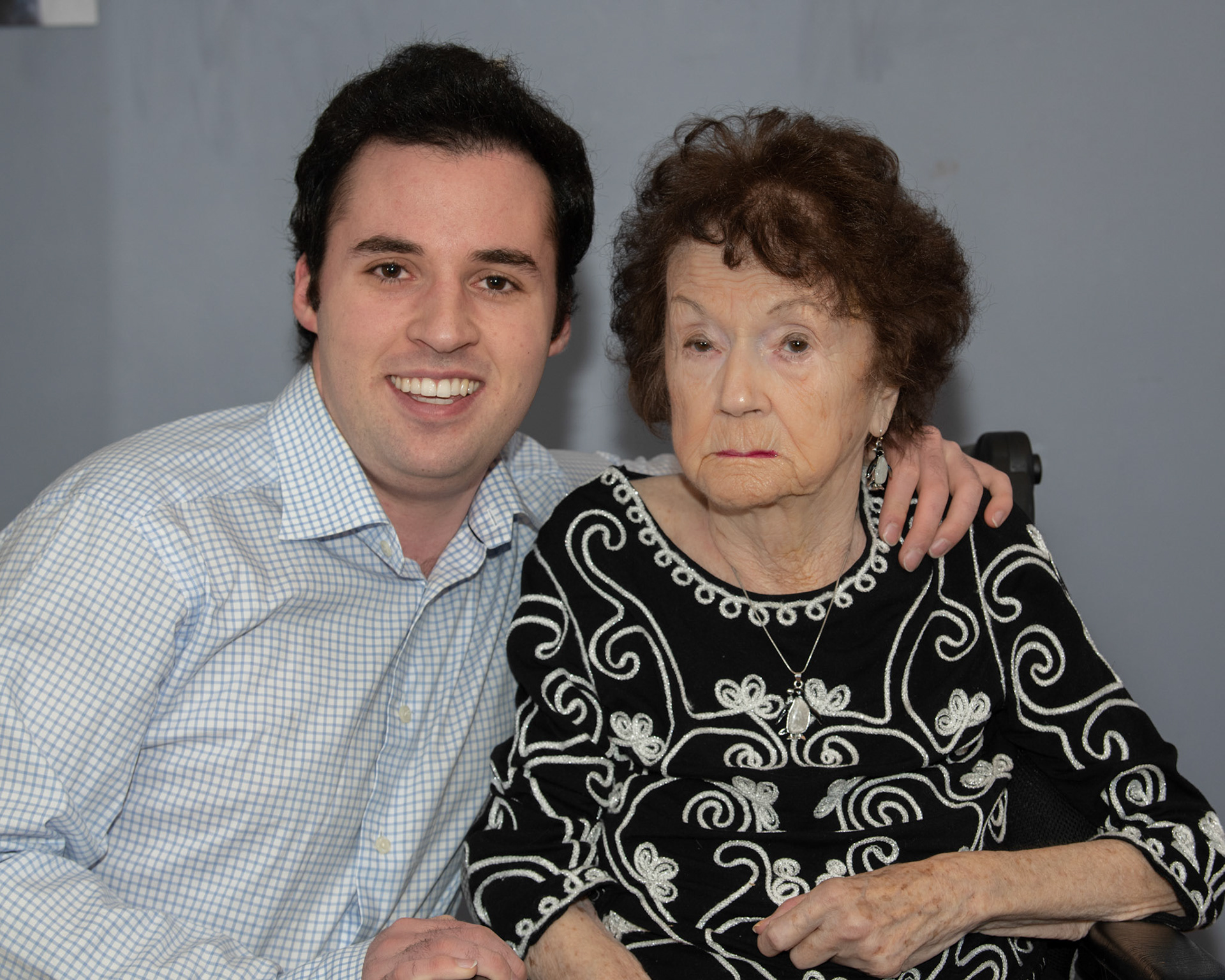 Portraits with Mom, Diane, Darren and Keith - Jan 2021